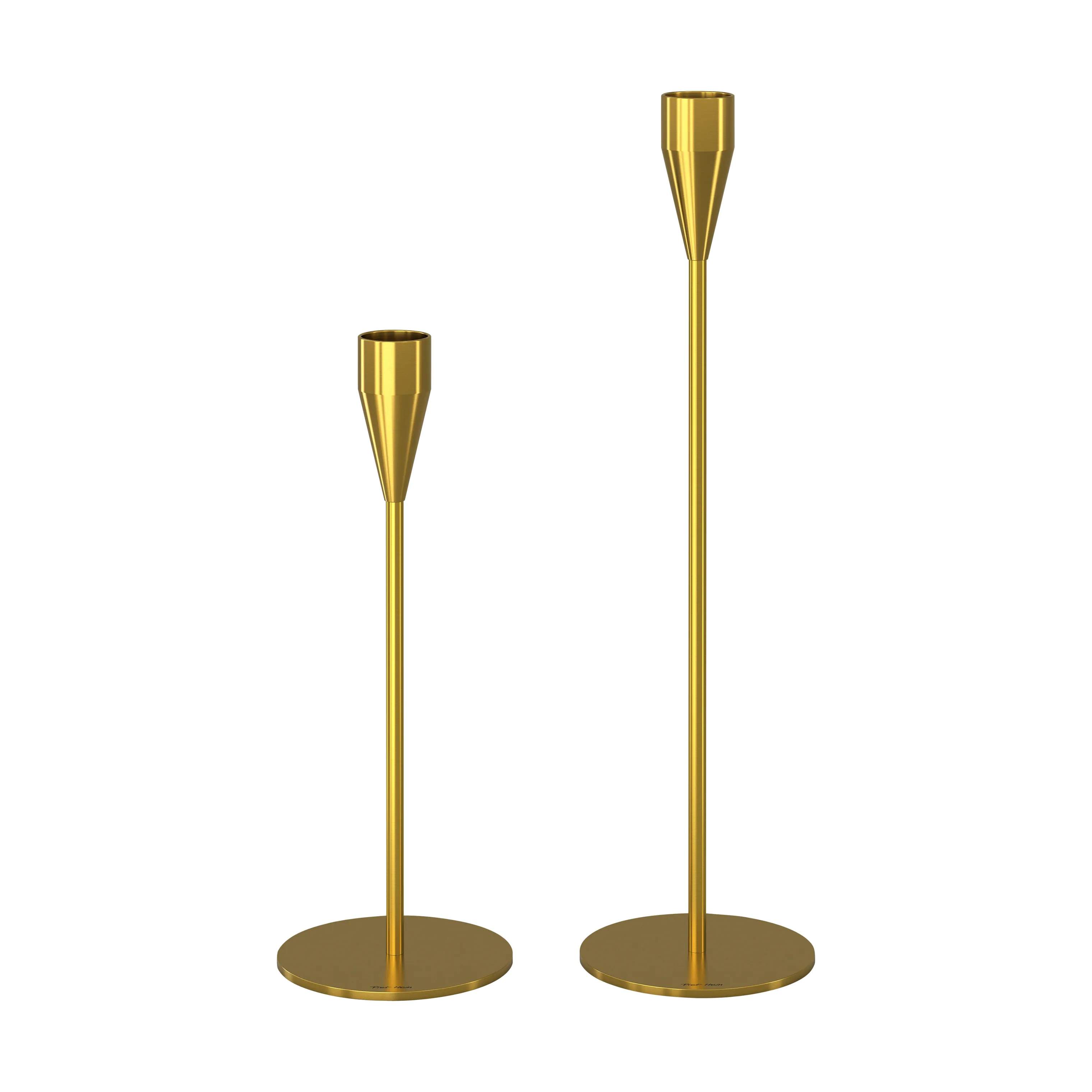 Piet Hein Kronelysestage Venus & Jupiter Lysestagesæt - 2 stk. i Messing, 1