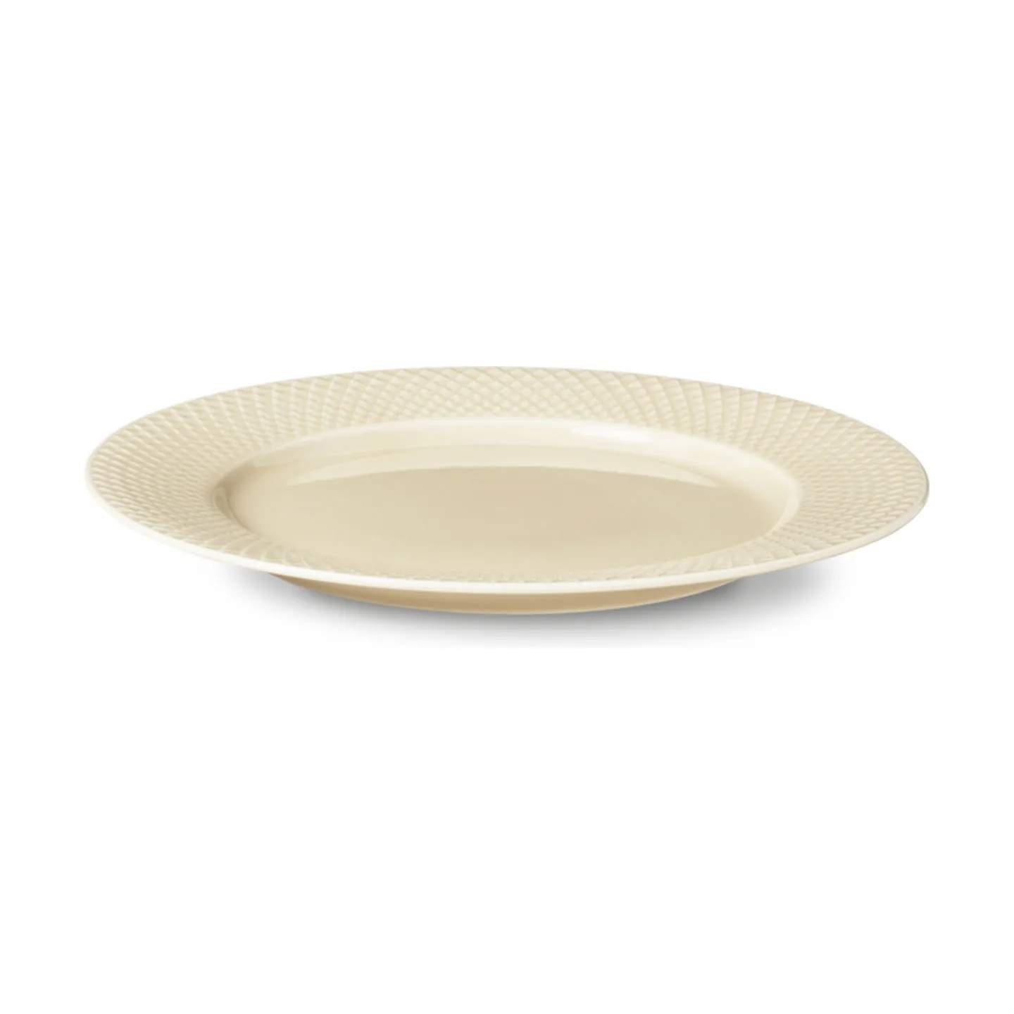 Lyngby Porcelæn Middagstallerkener Rhombe Earth Middagstallerken i Marble, 27 cm, 4