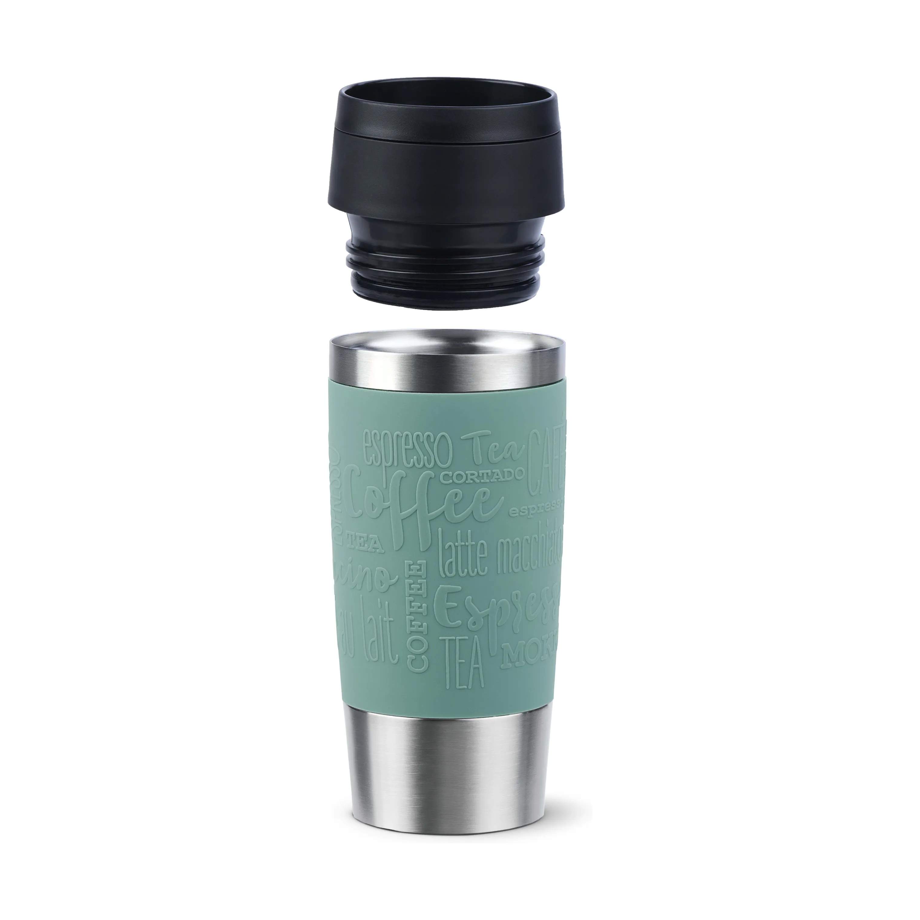Emsa To go kopper To Go To-Go Classic Rejsekrus i Powder Green, 0.36 L, 4