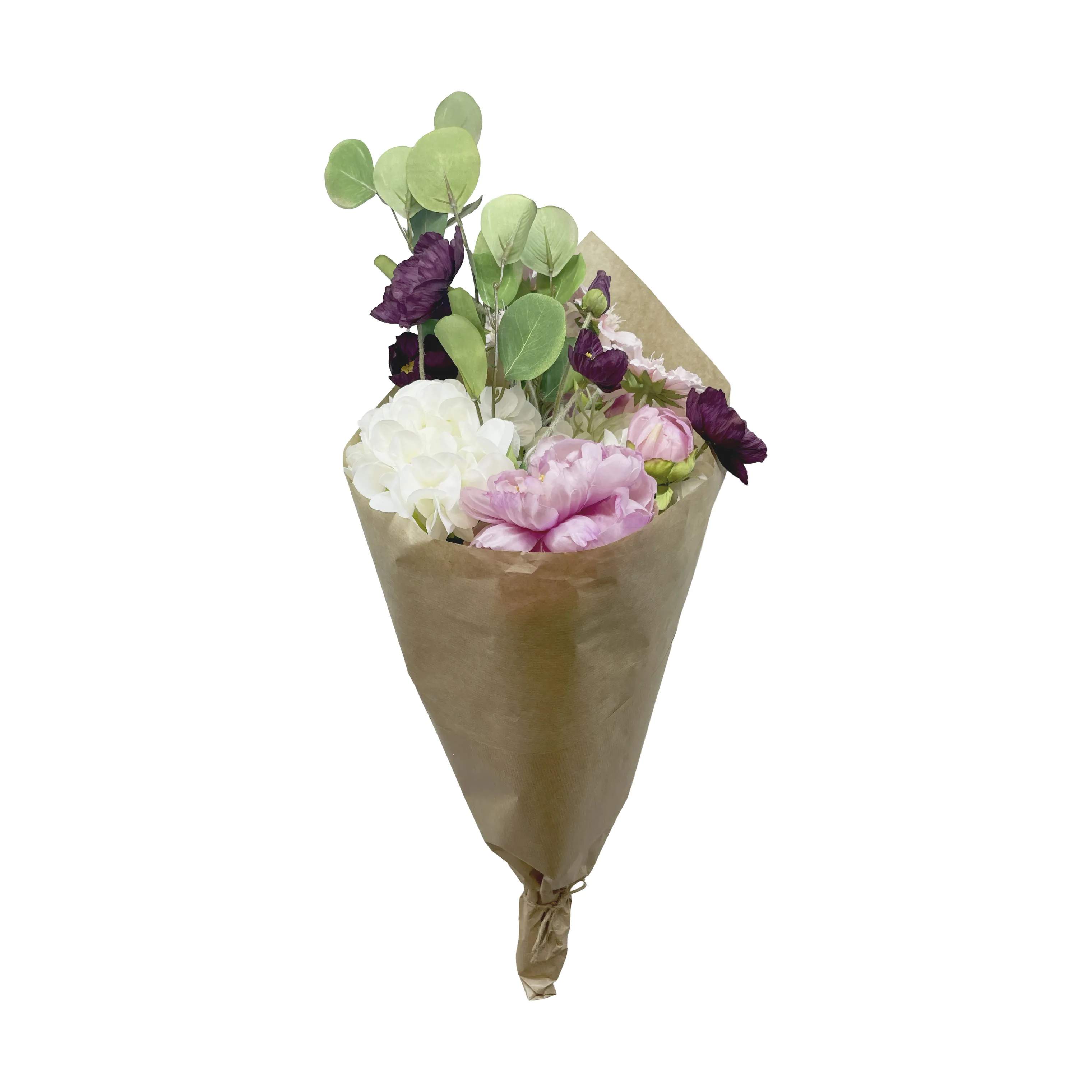 everbloom Kunstige blomster Kunstig Blomsterbuket i Hvid/Lyserød, 4