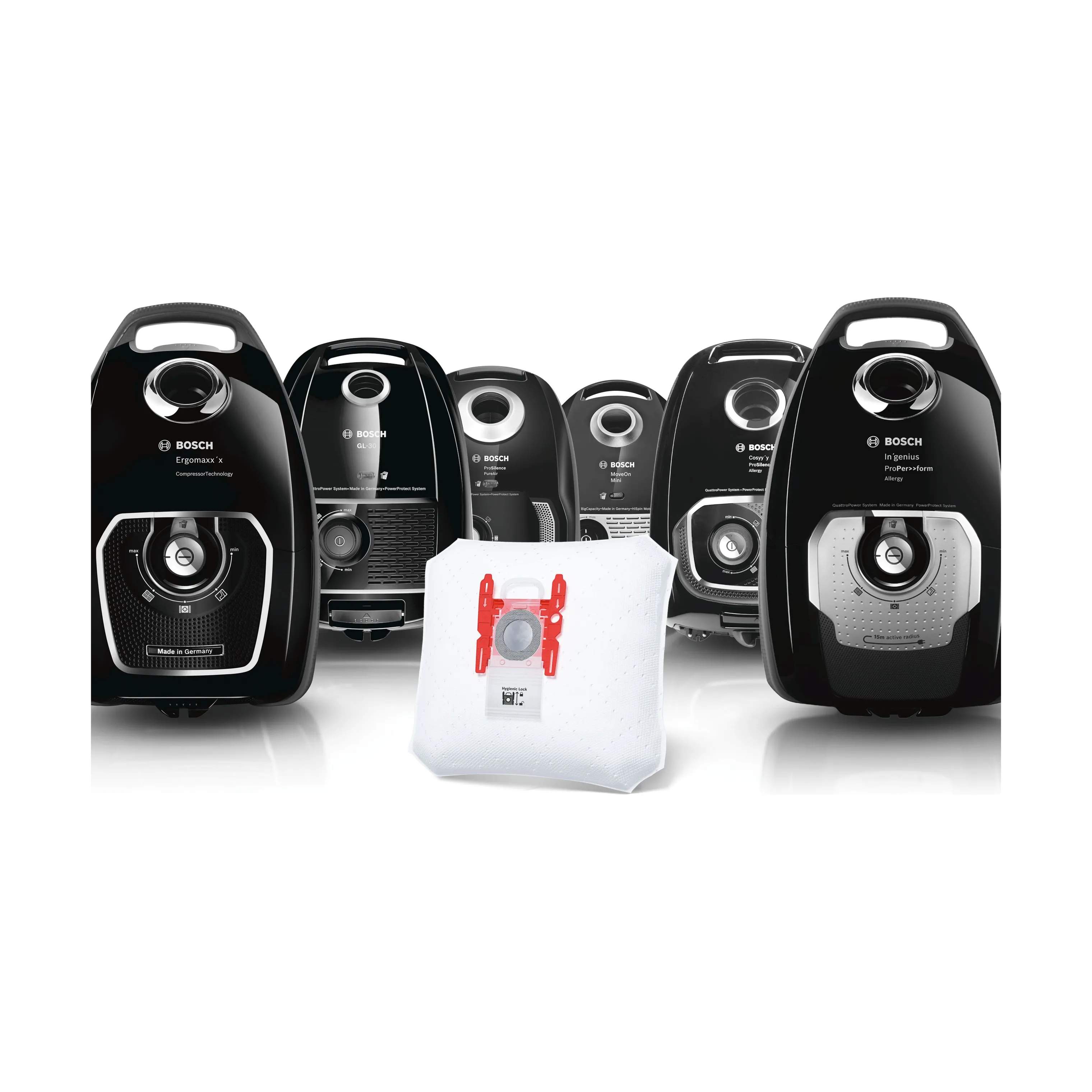 Bosch Støvsugerposer G All PowerProtect Støvsugerpose - 4 stk. i Hvid, 2