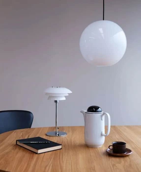 Dyberg Larsen Pendler Café Cafè Opal Pendel i Opal/sort, 20 cm, 2