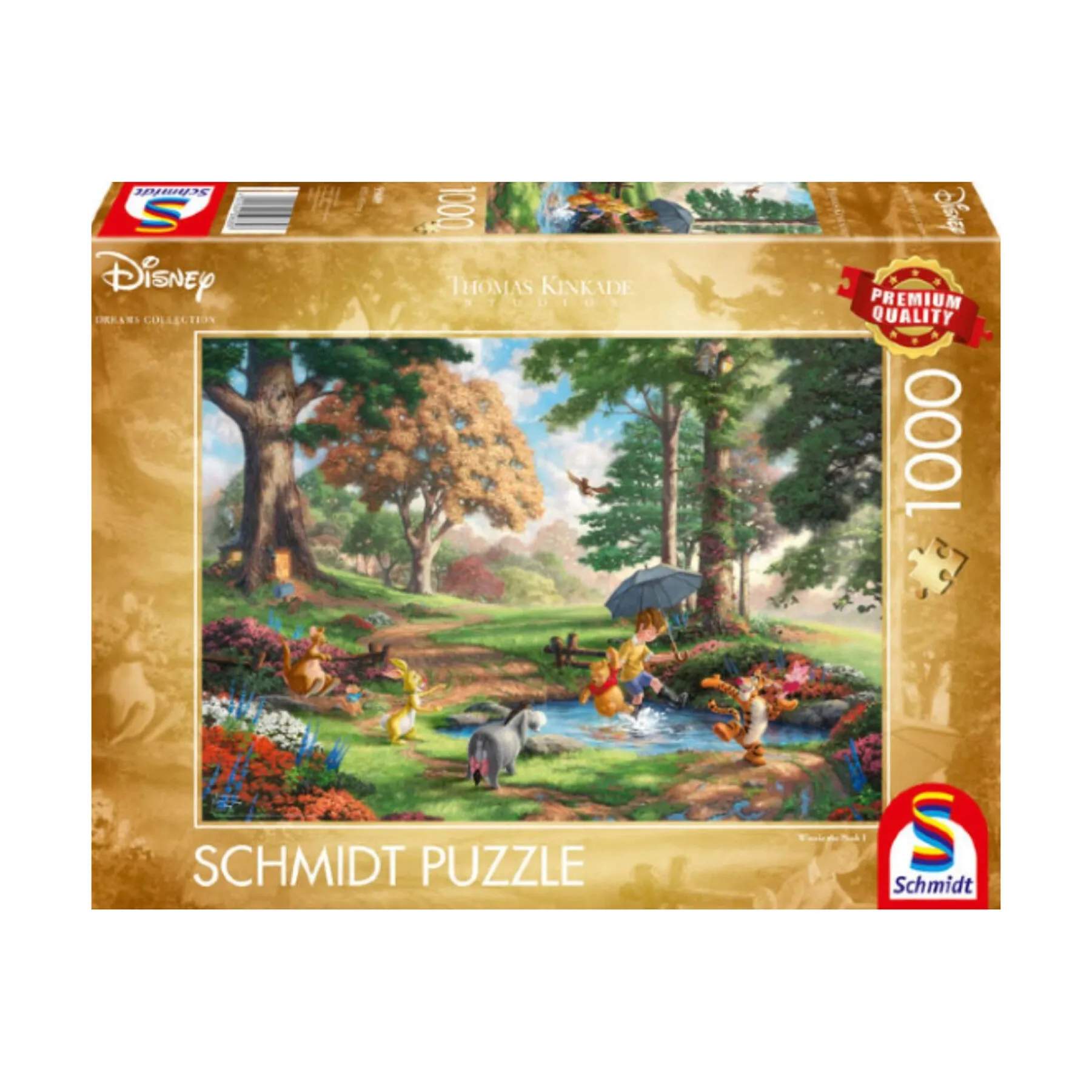 Spilbræt Puslespil Puzzle - Disney Peter Plys i Peter Plys, 1