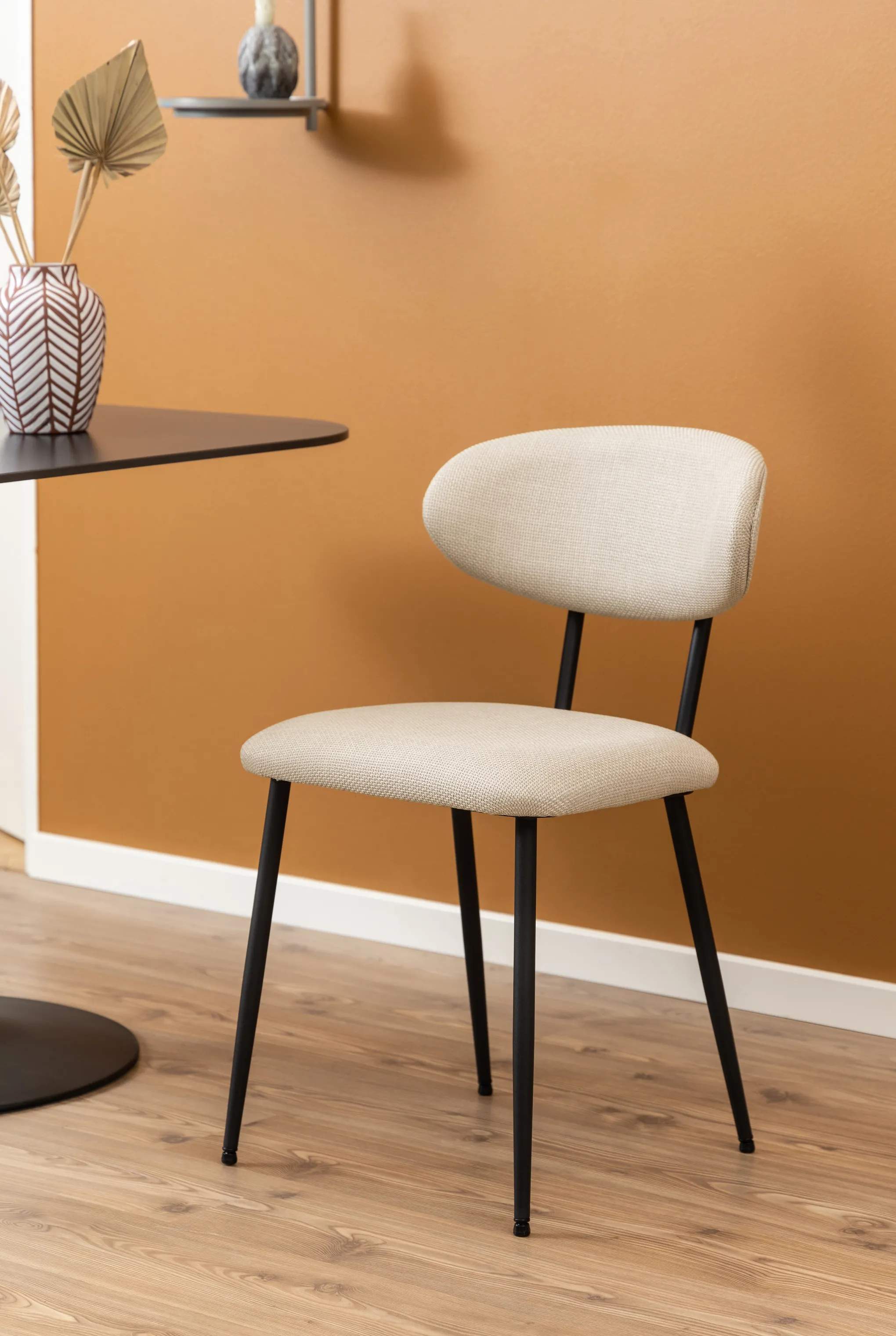 CASA Living Spisebordsstole Denise Spisebordsstol - 2 stk. i beige, 5