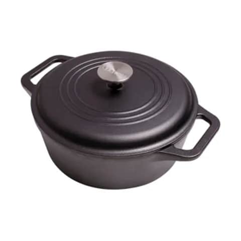 Seasoned Dutch Oven Gryde, sort, large
