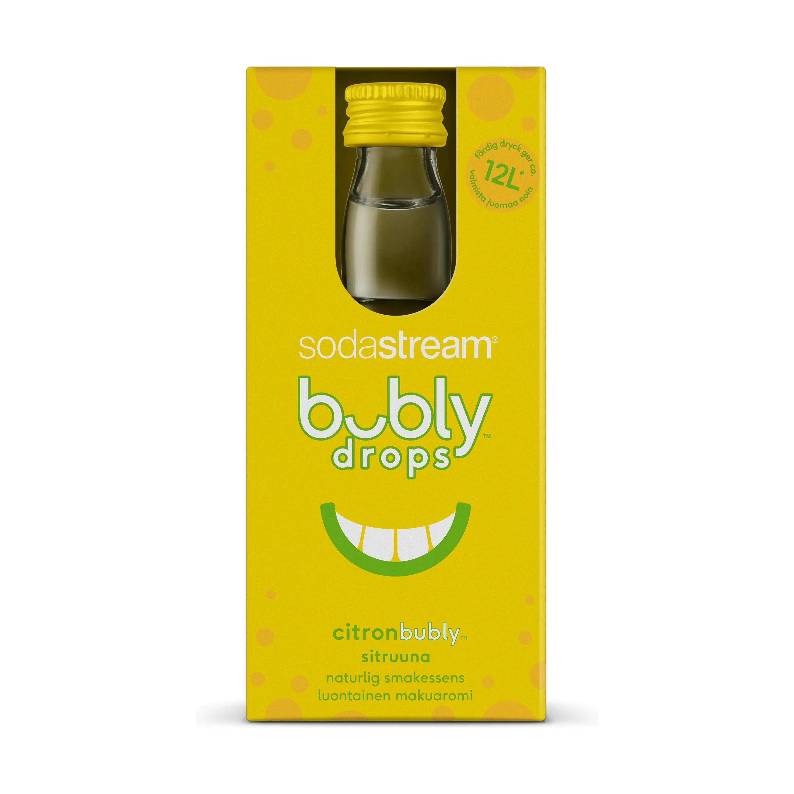 SodaStream Smagskoncentrater Bubly™ Sirup - Citron i Citron, 2