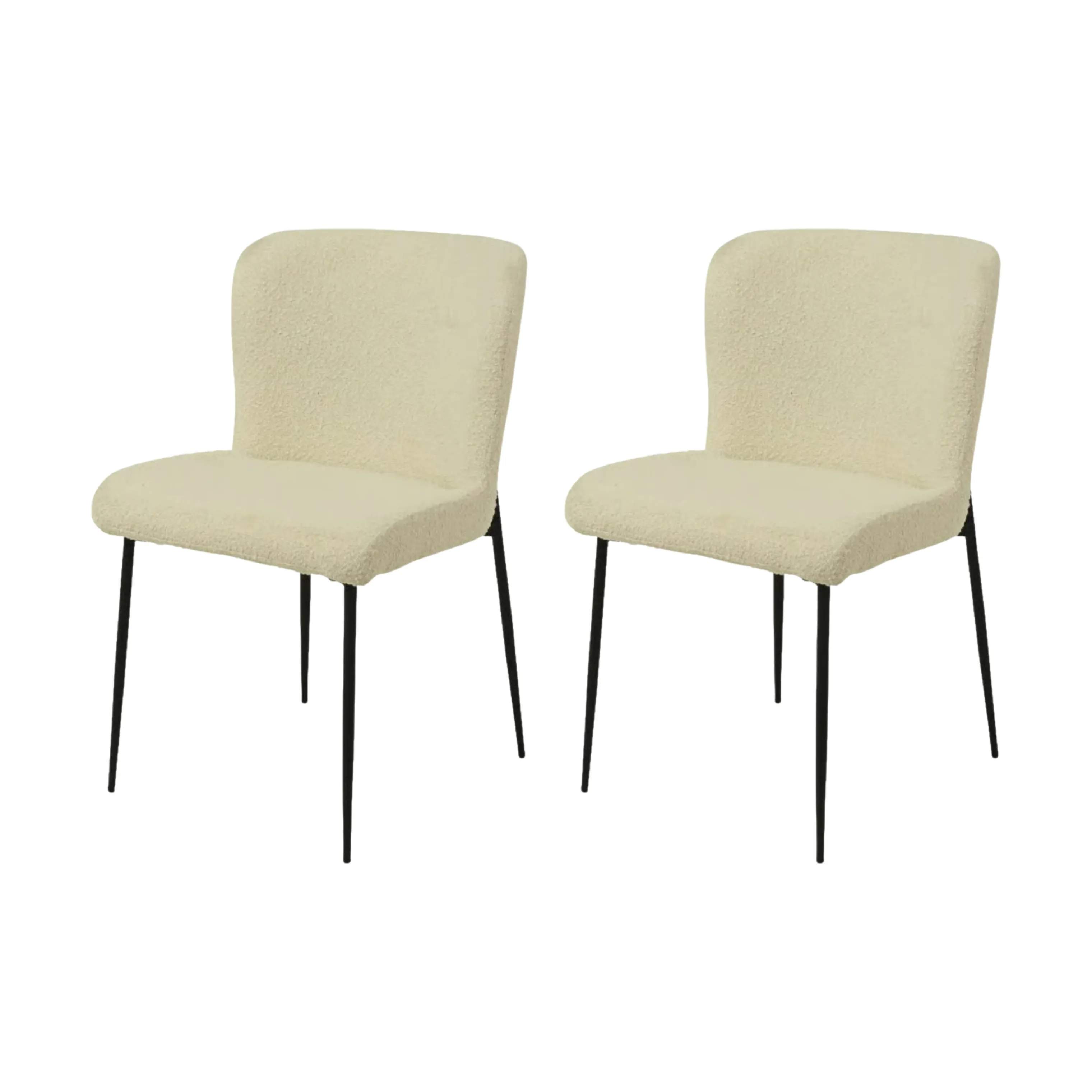 CASA Living Spisebordsstole Spisebordsstol - 2 stk. i Beige/grå, 1