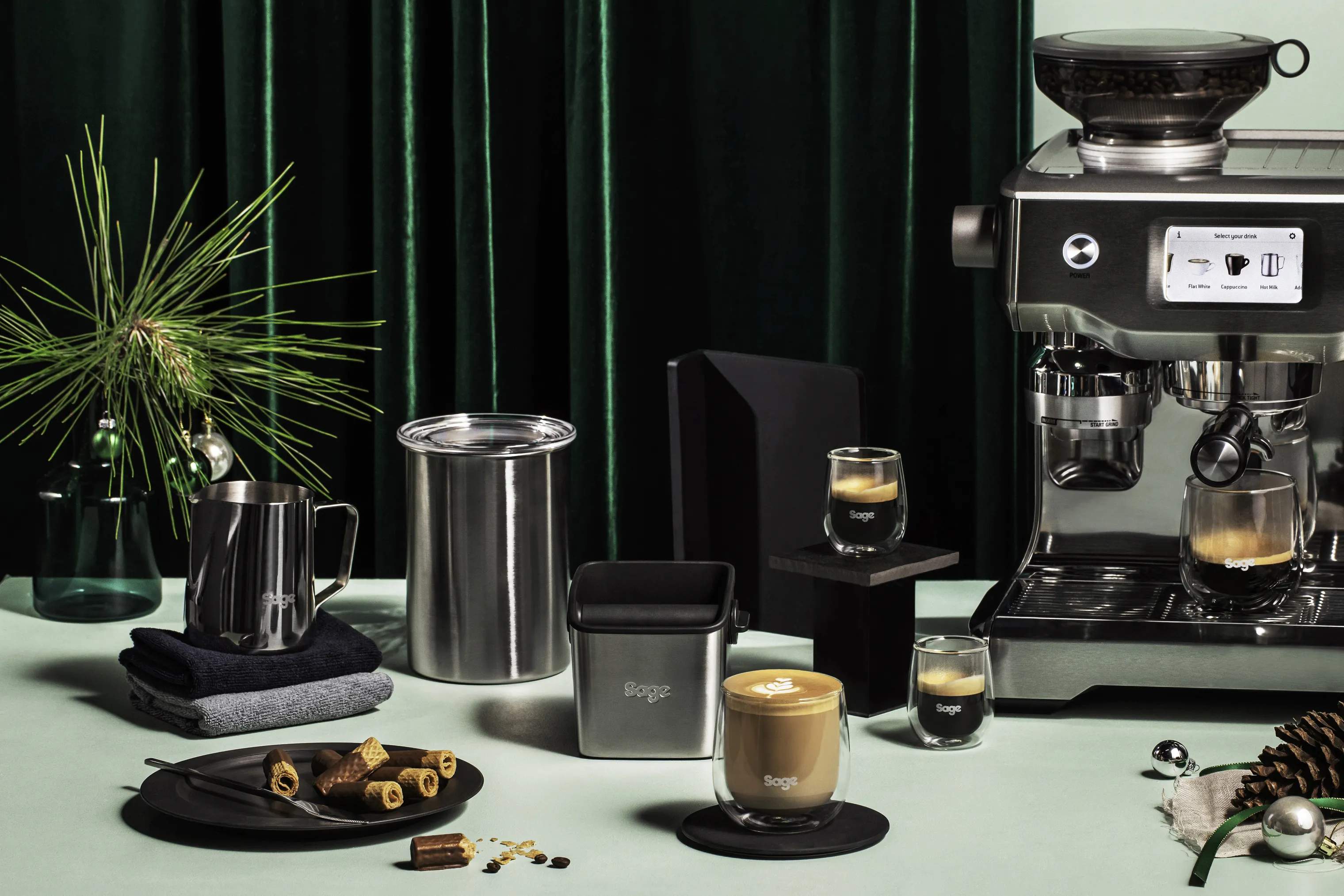 Sage Baristaudstyr Baristasæt - 10 dele i sort, 3