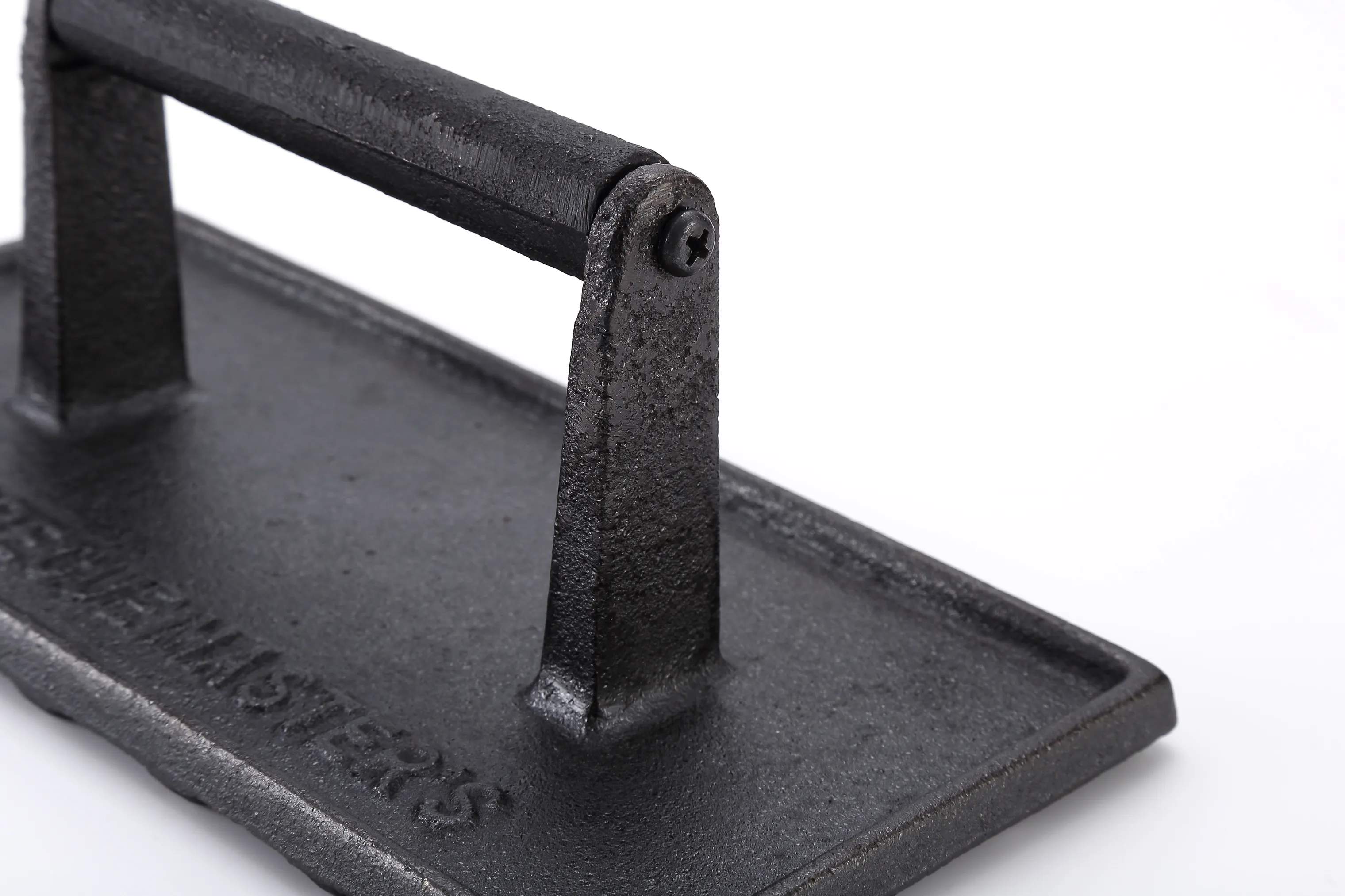 Barbecue Masters Grillredskaber Støbejerns Grillpresser i Sort, 4