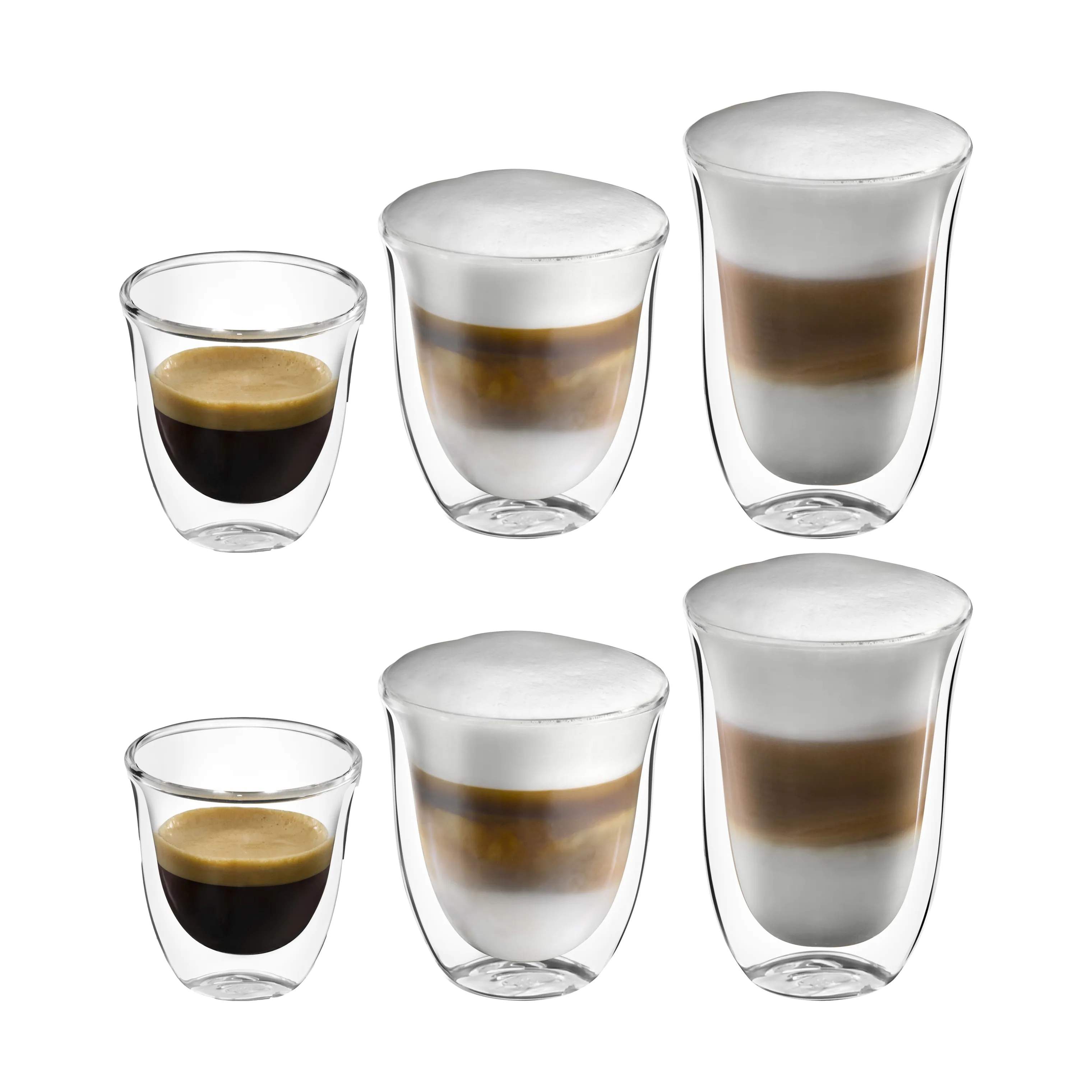 DeLonghi termoglas Fancy Collection kaffeglas - 6 stk.