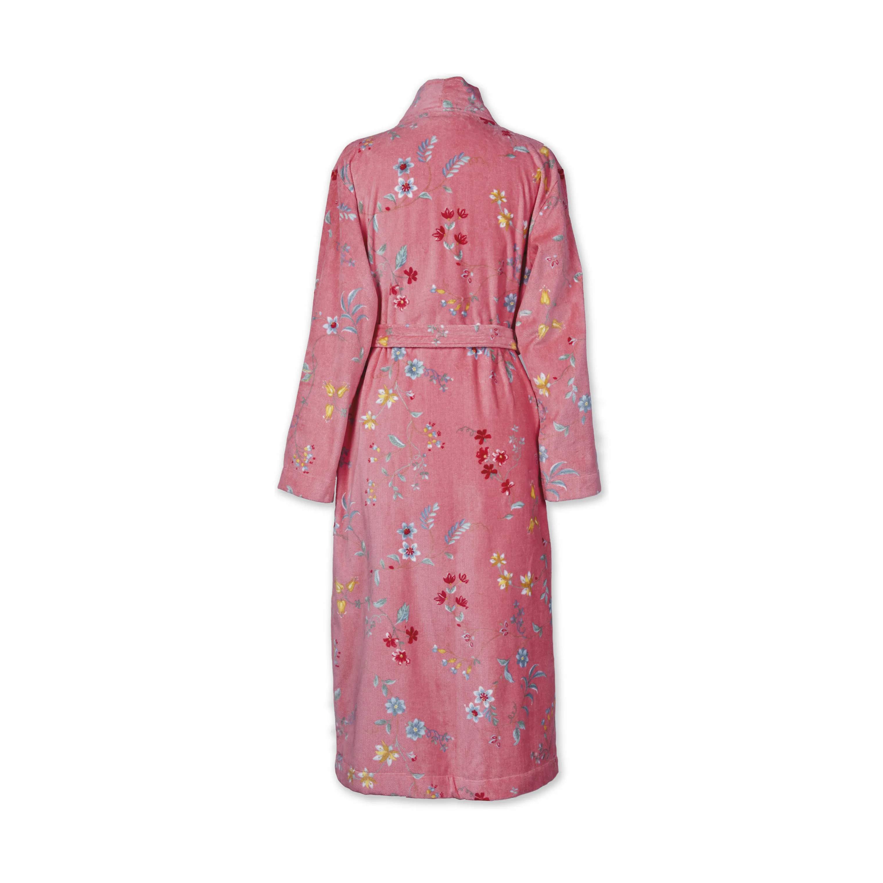 PIP Studio Morgenkåber Les Fleurs Badekåbe i Pink , Str. XL, 3