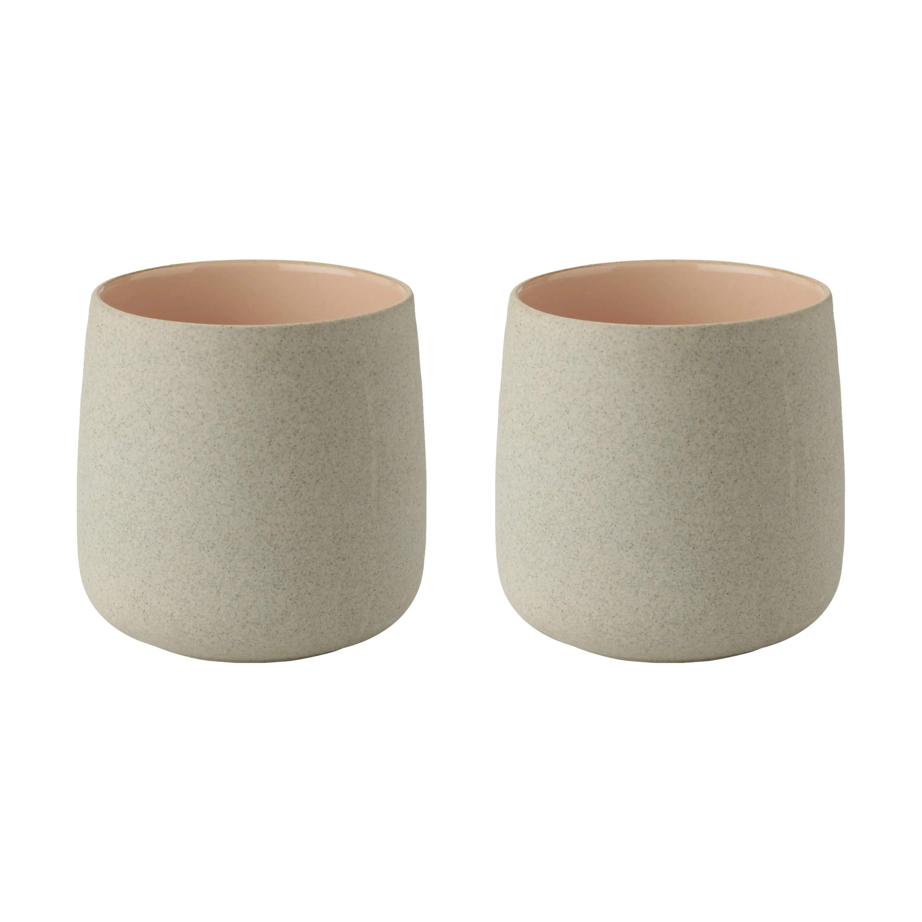 Emma Kop - 2 stk., rose, large