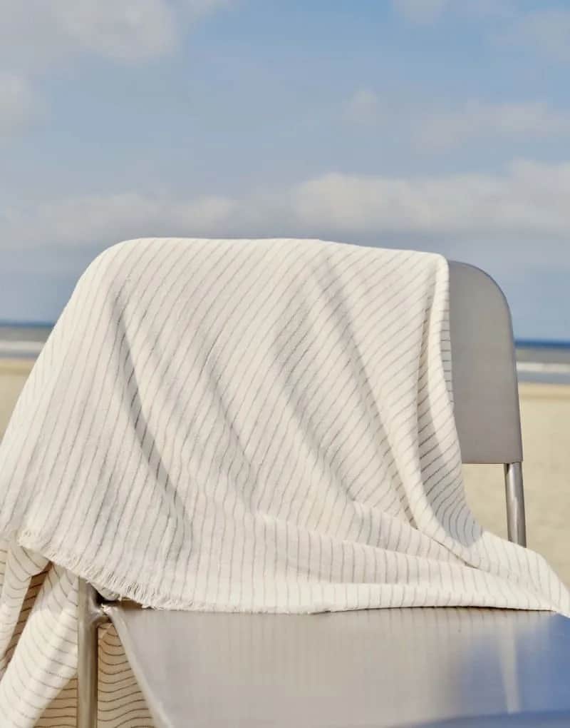 Marc O'Polo Plaider Fine Stripe Plaid i Dark sand, 3