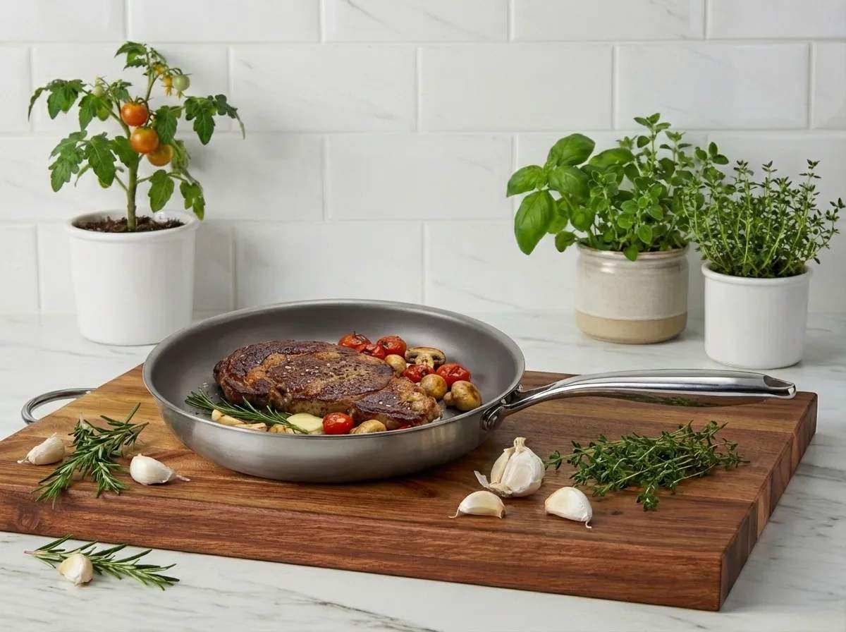 Cook & Baker Stegepander 3PLY Premium Stegepande i 28 cm, 2