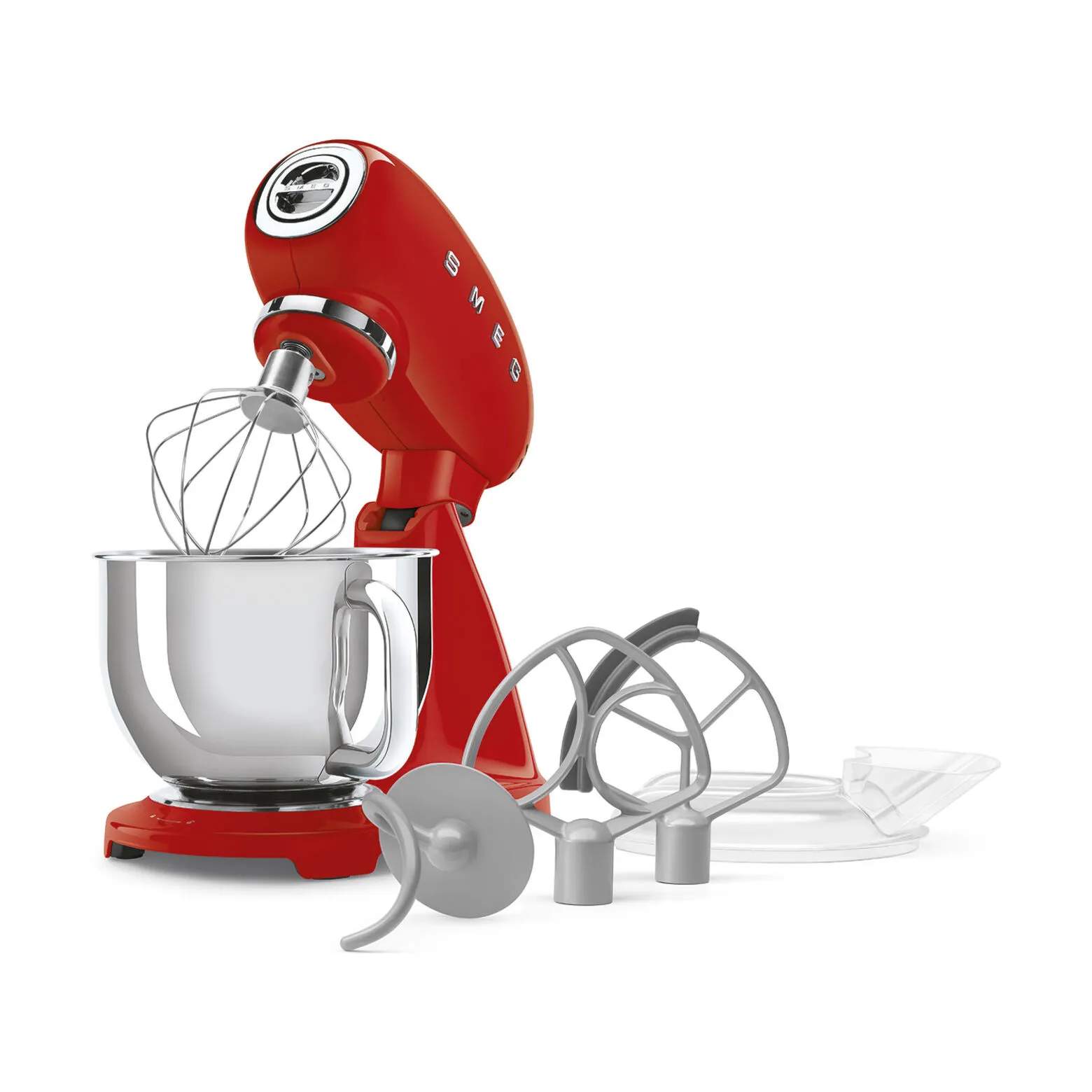Smeg Røremaskiner 50's style Køkkenmaskine SMF05RDEU i rød, 4