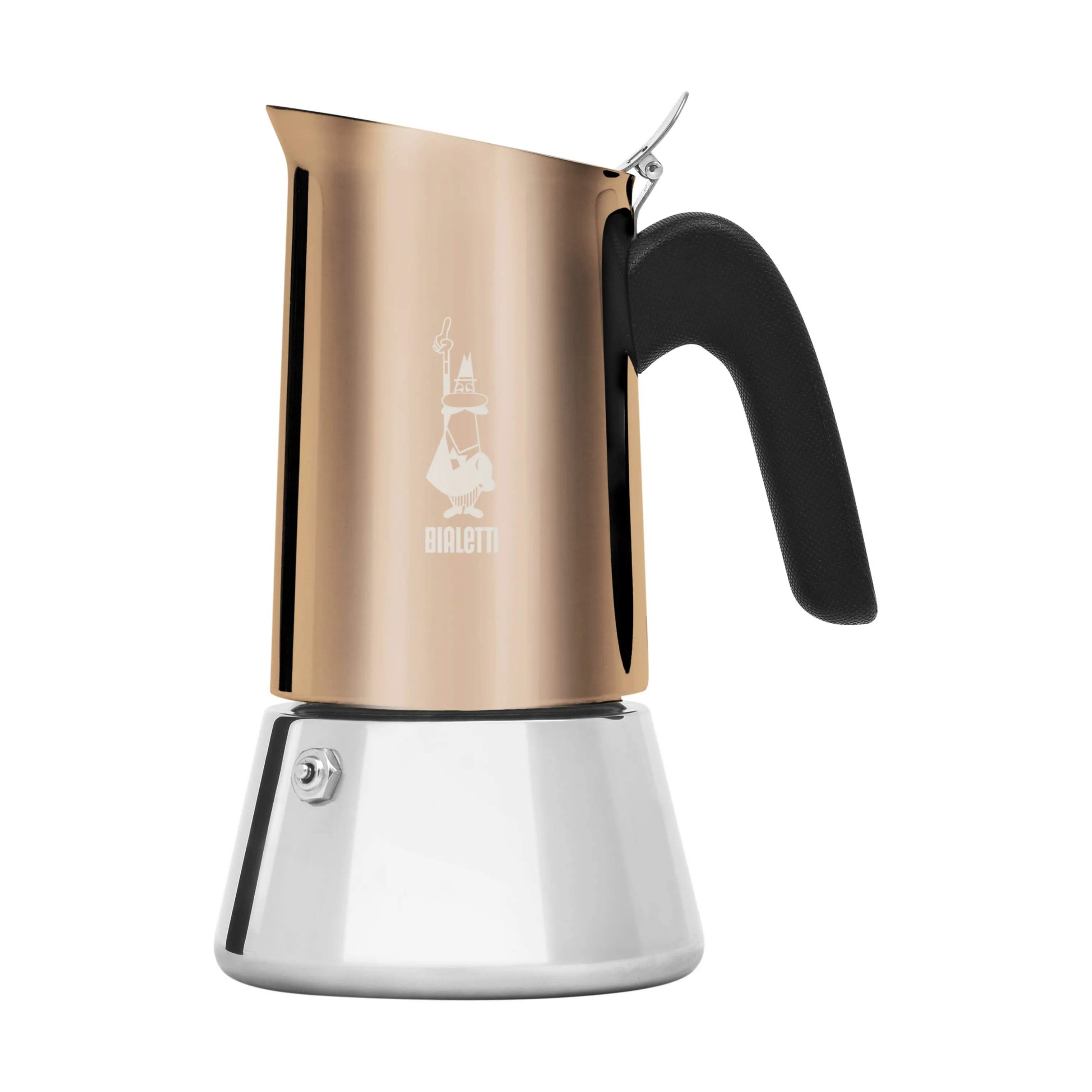 Bialetti Espressokander Venus Induction Espressokande i Sølv/kobber, 235 ml, 1