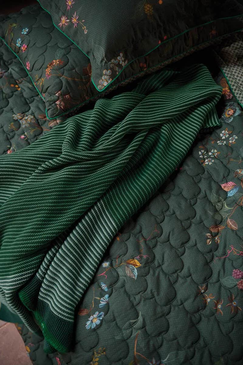 PIP Studio Plaider Blockstripe Plaid i Dark Green, 3