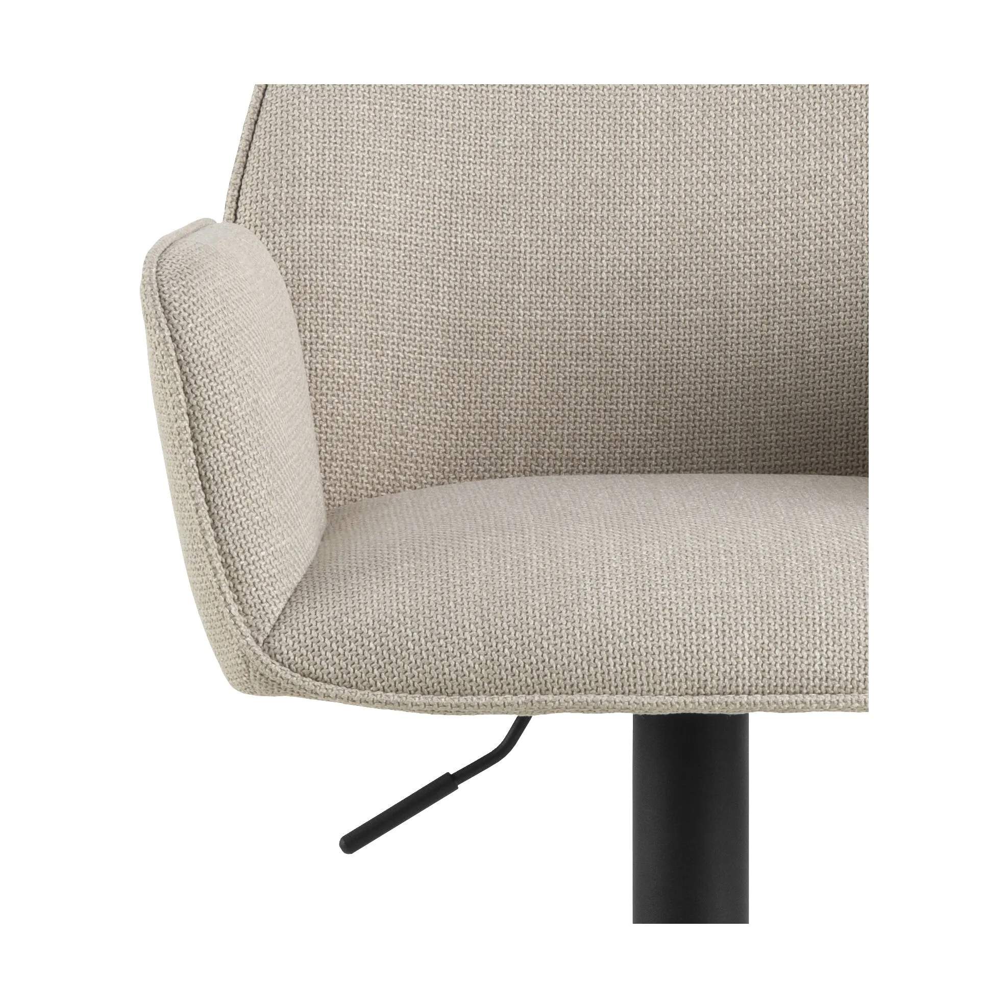CASA Living Barstole Glenda Barstol i Beige/sort, 4