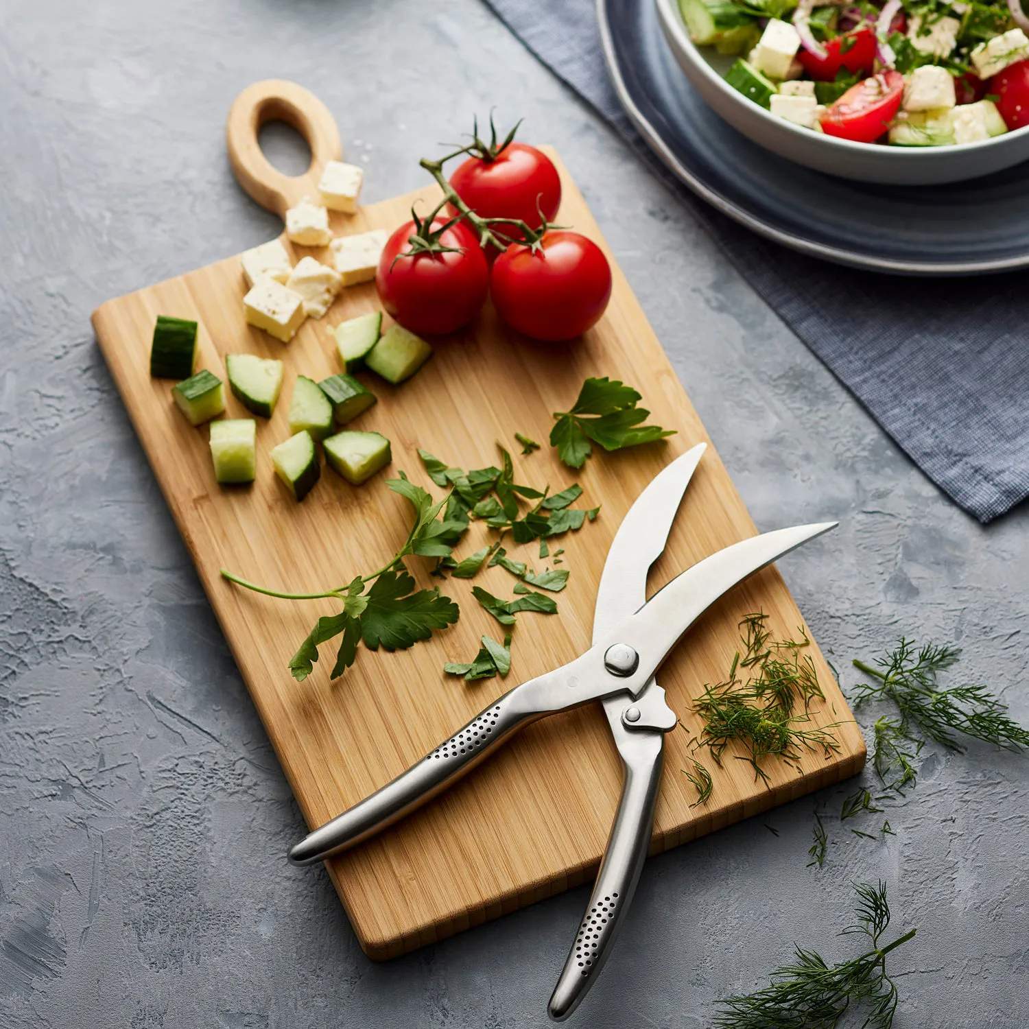THE CUSTOM CHEF™ Fjerkræsakse Cuisine::pro®
iD3® Cuisine::pro iD3® Fjerkræssaks i Sølvfarvet, 2