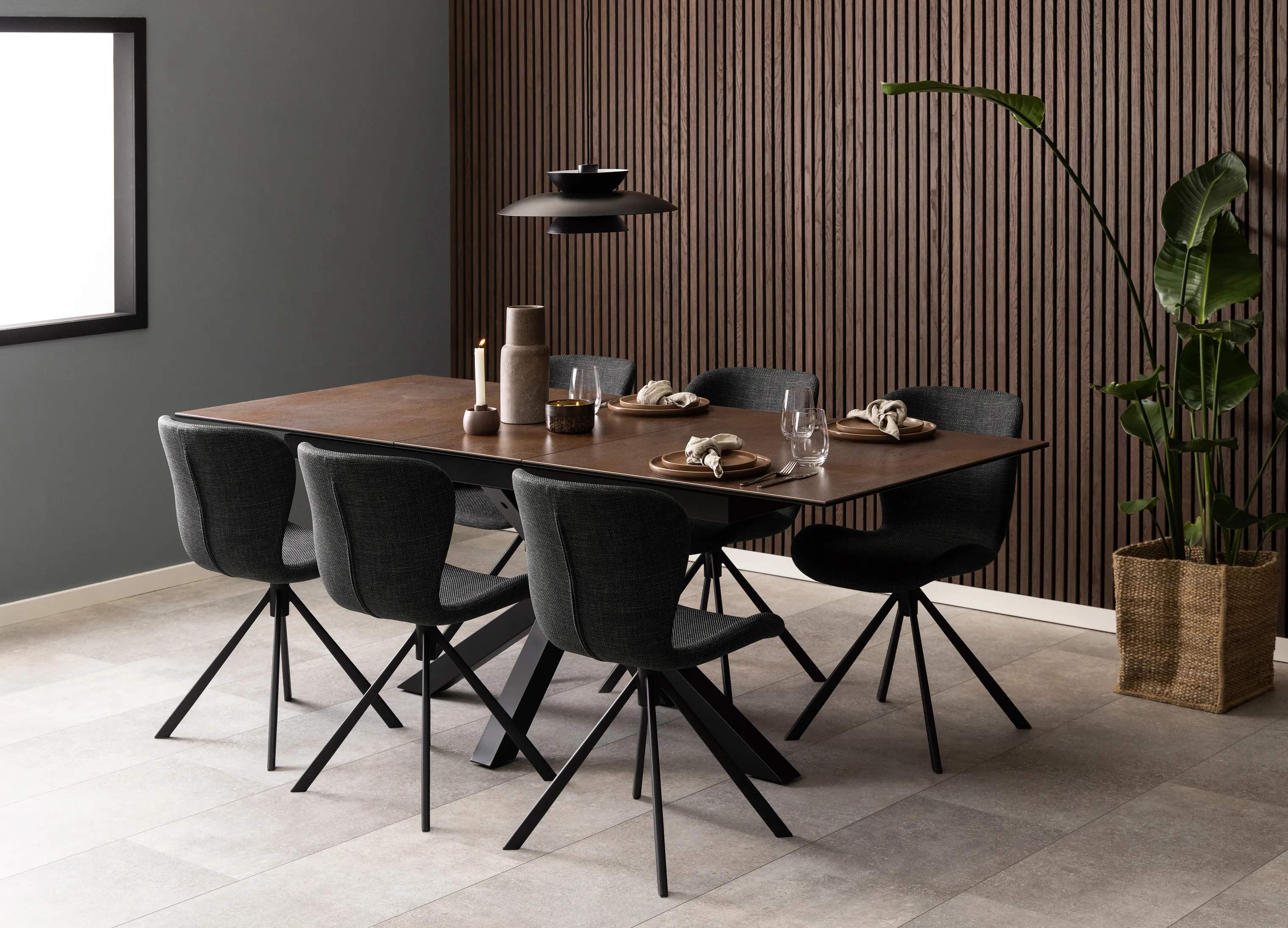 CASA Living Spiseborde Heaven Spisebord i Rustbrun, B210 x L90 cm, 2