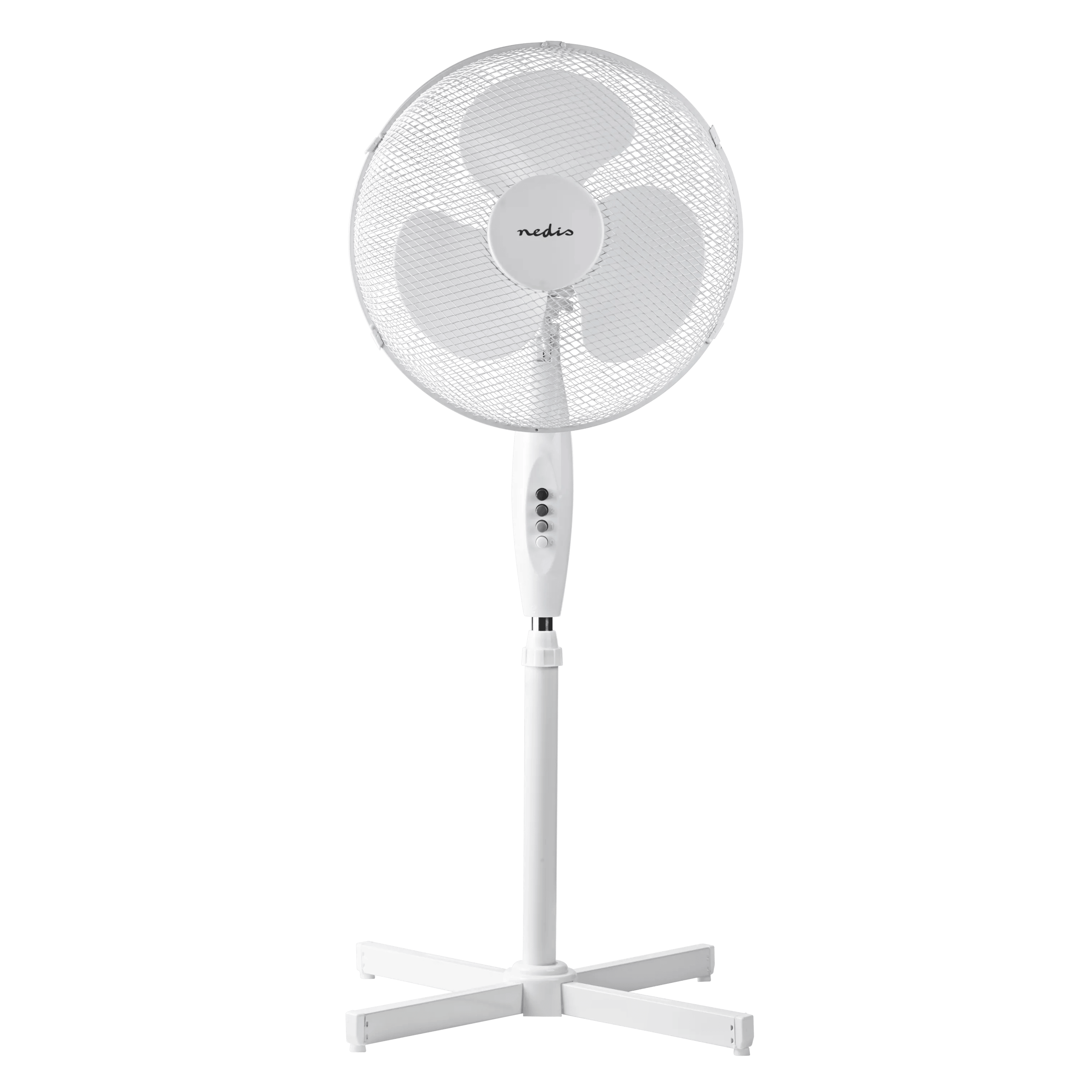 Nedis Ventilatorer Gulvventilator i Hvid, 1