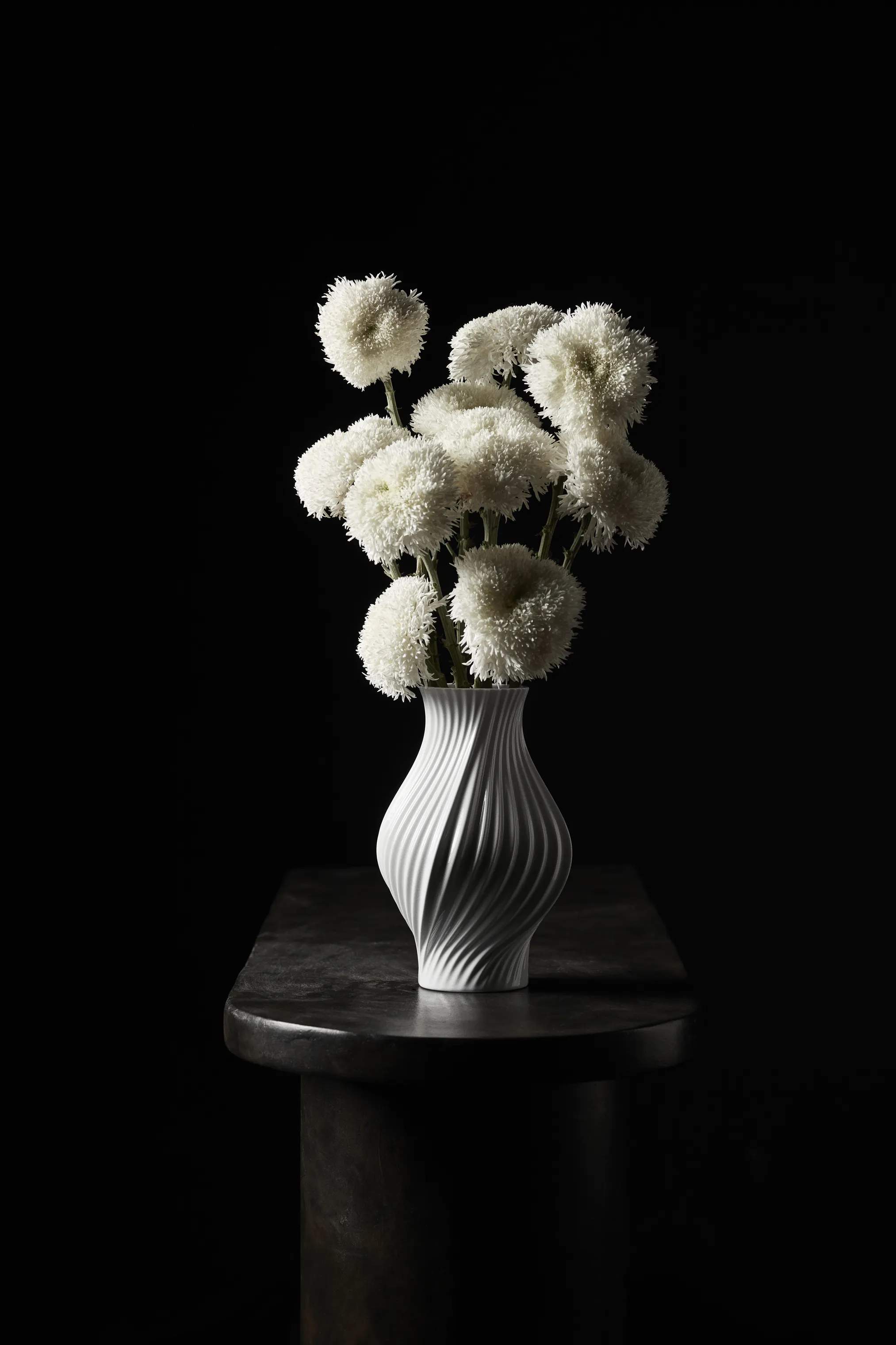 Lyngby Porcelæn Vaser Twist Vase i 25 cm, 4
