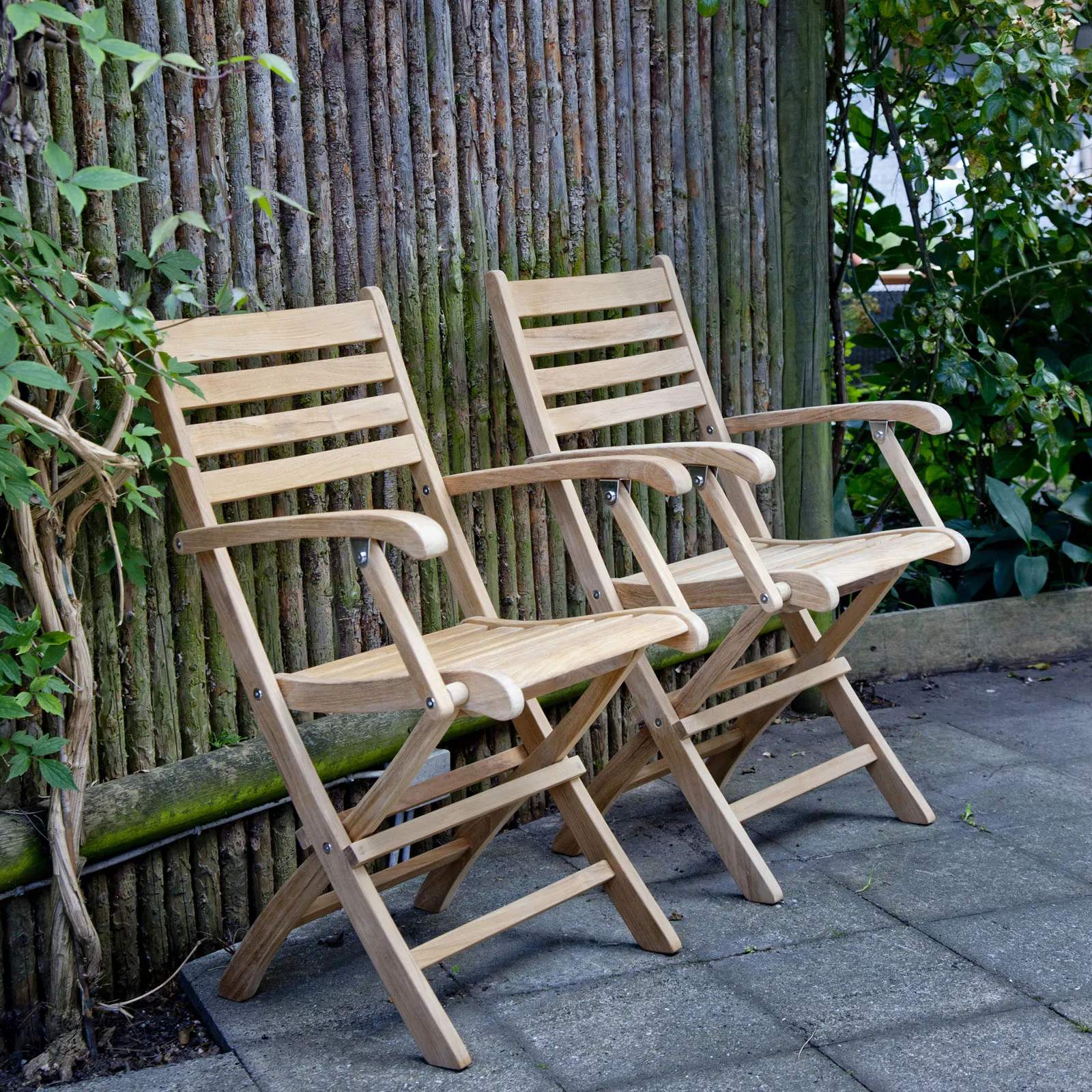 cinas Havemøbelsæt Butterfly Havemøbelsæt i Teak, 5