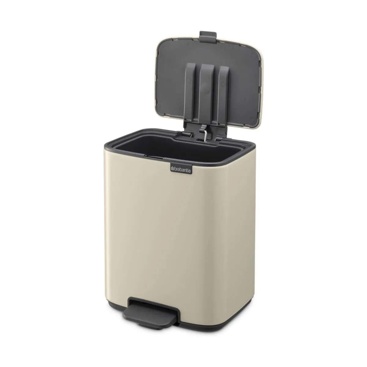 Brabantia Pedalspande Bo Pedalspand i Soft beige, 7 L, 6