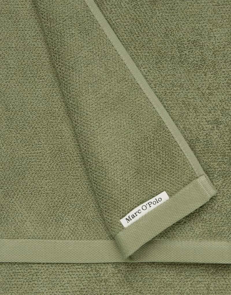 Marc O'Polo Håndklæder Timeless Gæstehåndklæde i Moss green, B30 x L50 cm, 1