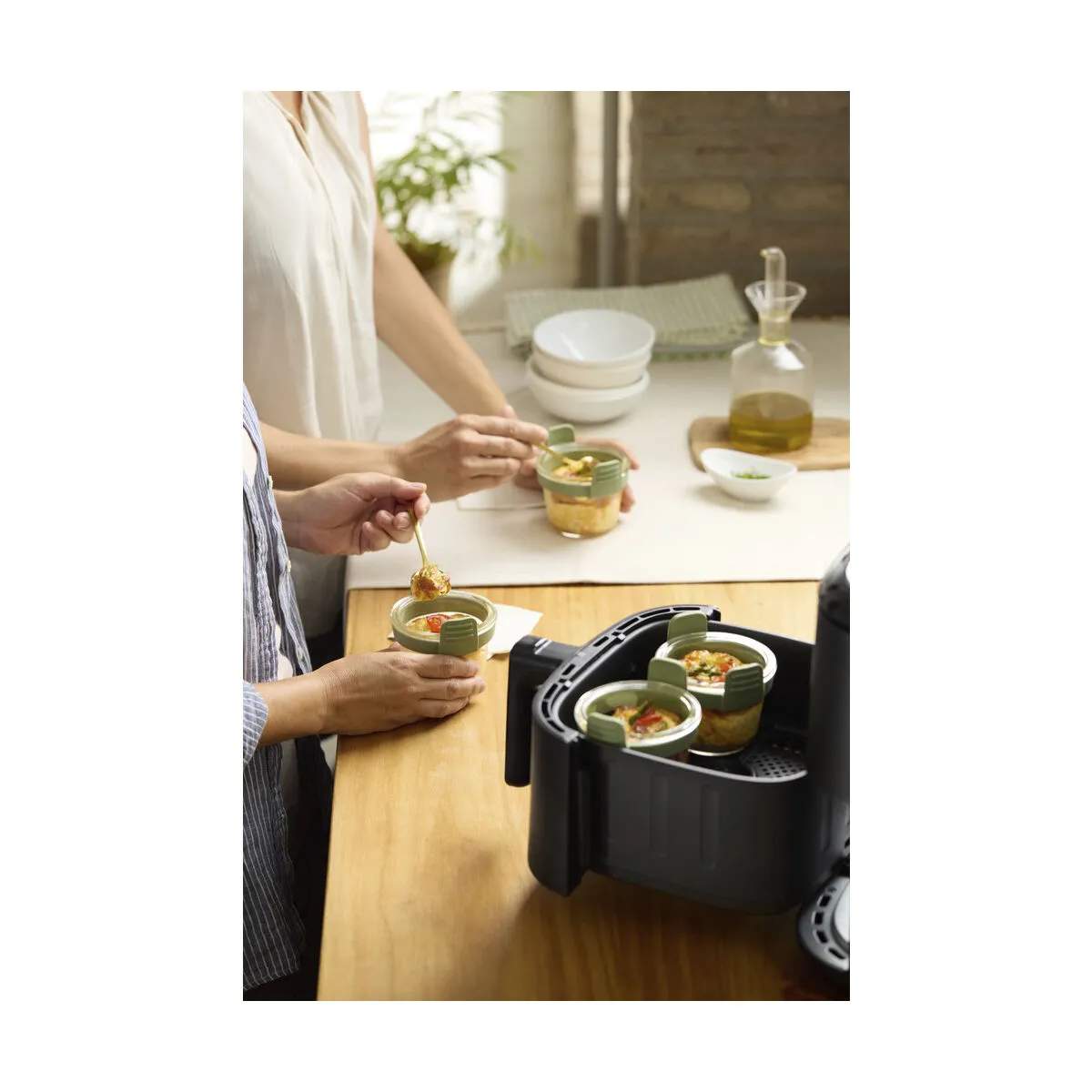 Lékué Tilbehør til airfryers Airfryer Minikopper - 4 stk. i Klar, 3