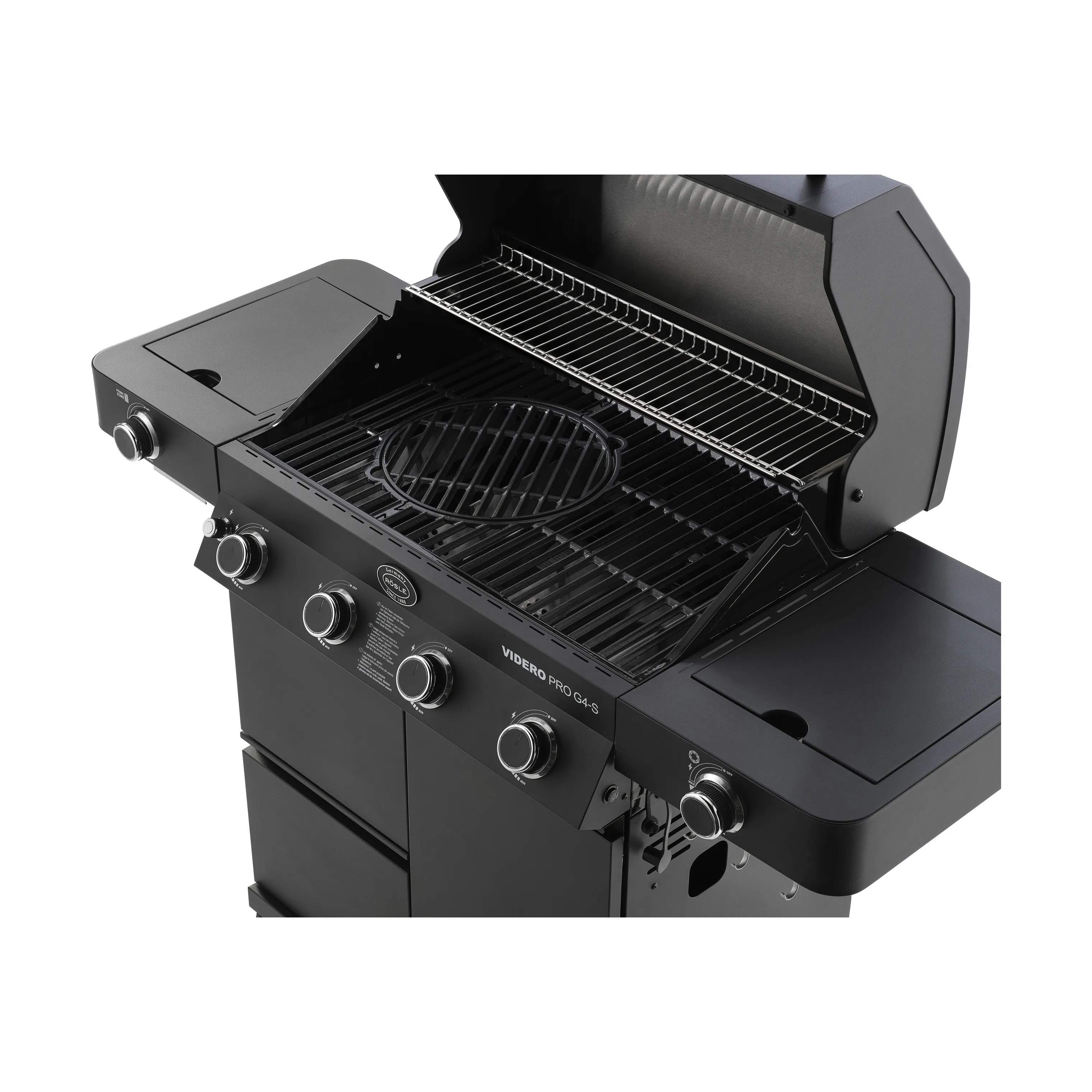 RÖSLE Gasgrill Videro Pro Gasgrill i Sort, 5