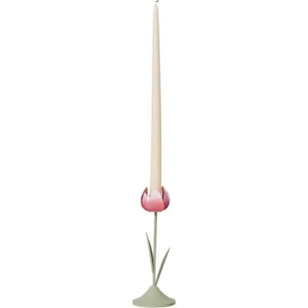Broste Copenhagen Øvrigt påskepynt Tulip Lysestage i Pink, 22 cm, 1