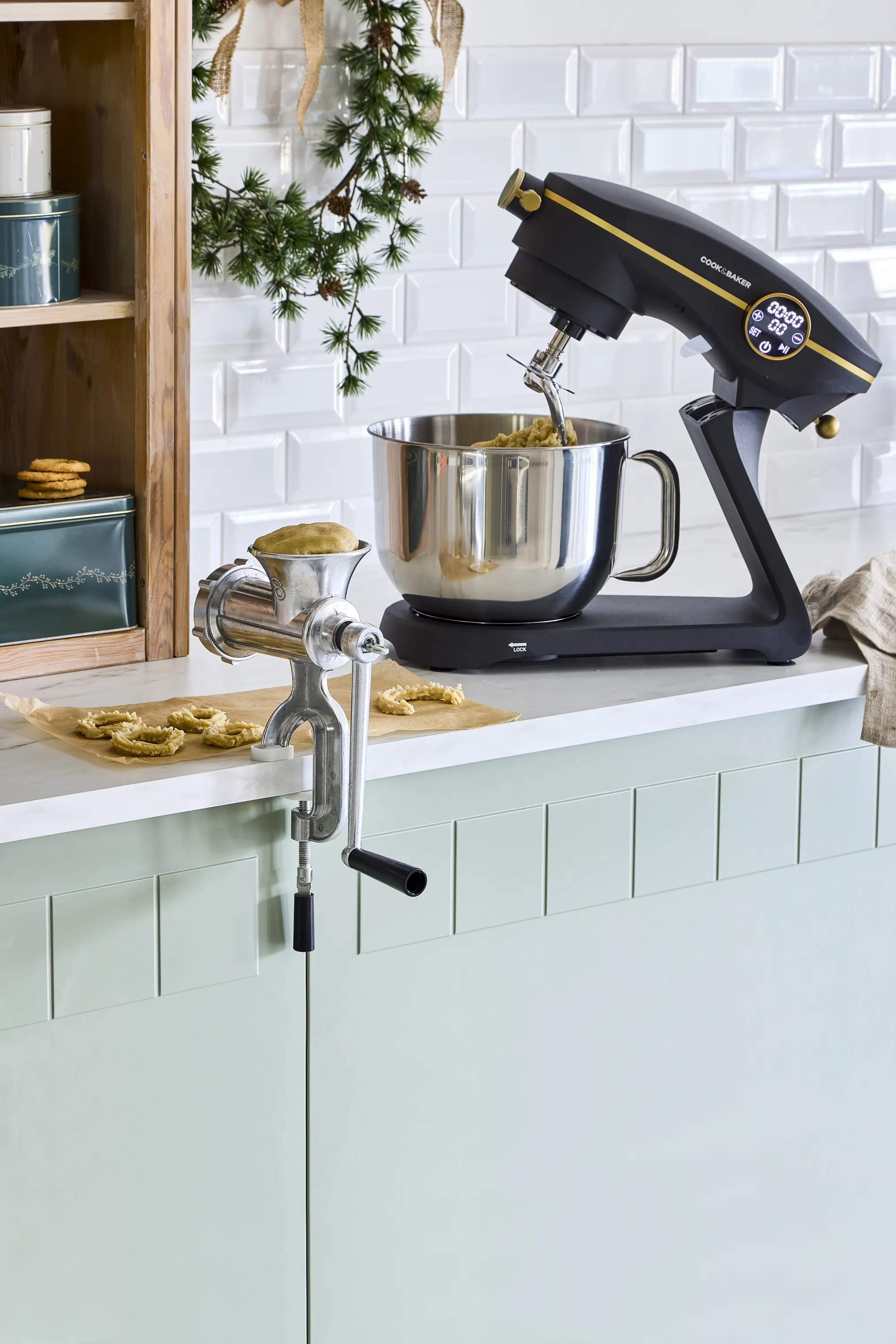 Cook & Baker Tilbehør til røremaskiner Kageplade Nr. 8 i Stål, 3