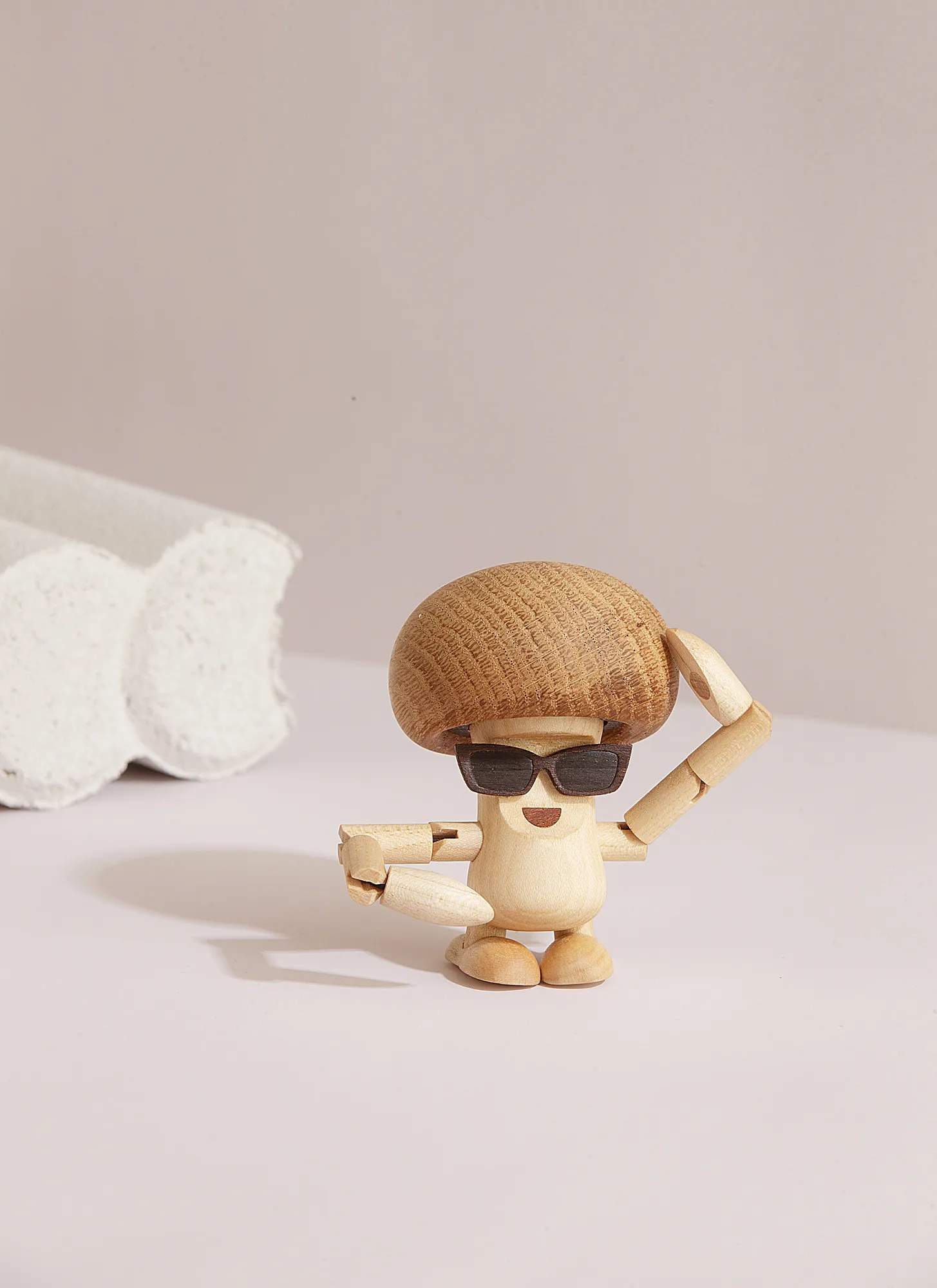 Spring Copenhagen Øvrige figurer Figur - Marvin Mushroom i Natural, 2