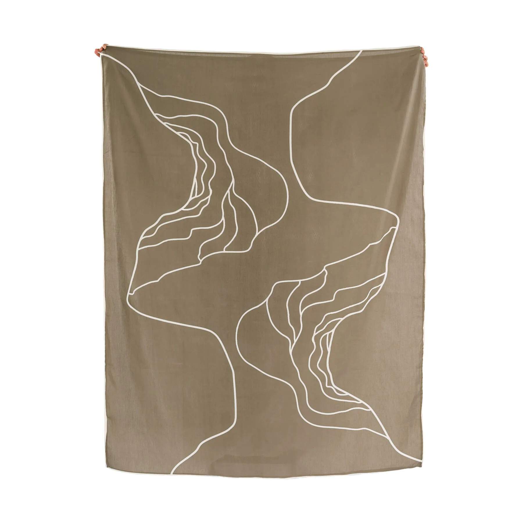 The Organic Company Morgenkåber Reconnect Wrap Tæppe i Brun, 1