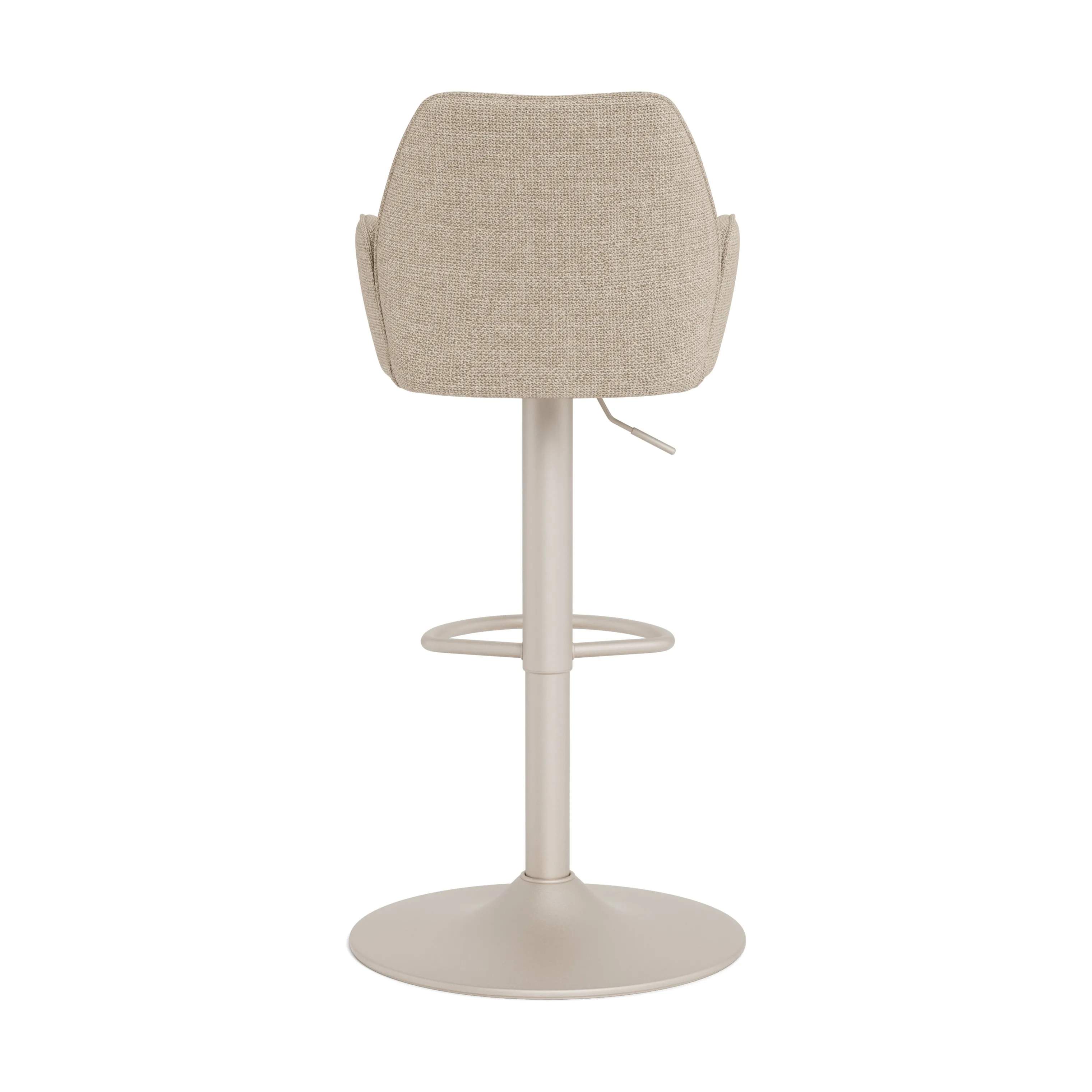 CASA Living Barstole Glenda Barstol i Beige/beige stel, 4
