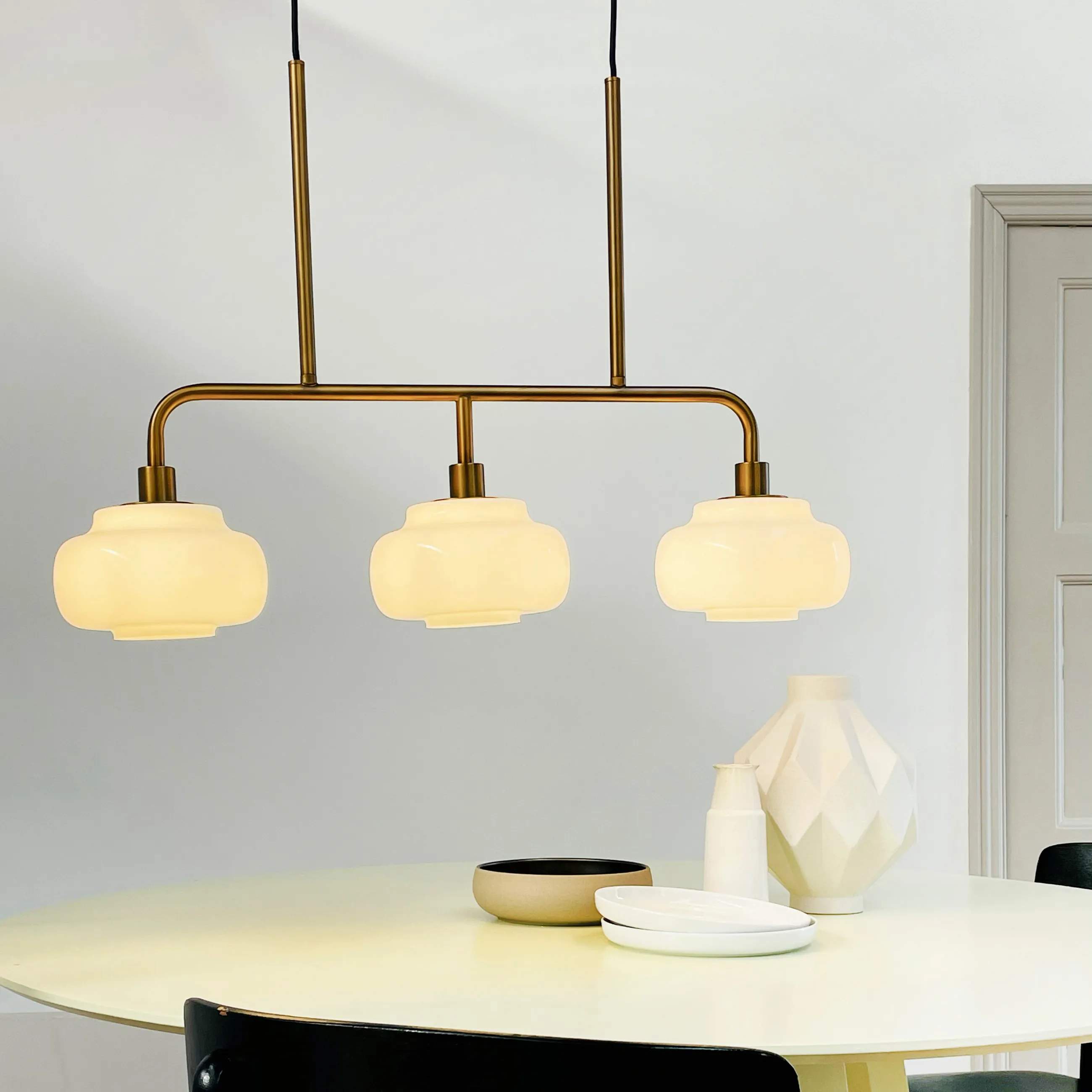 Dyberg Larsen Pendler Ossett Pendel i Opal/Bronze, 3