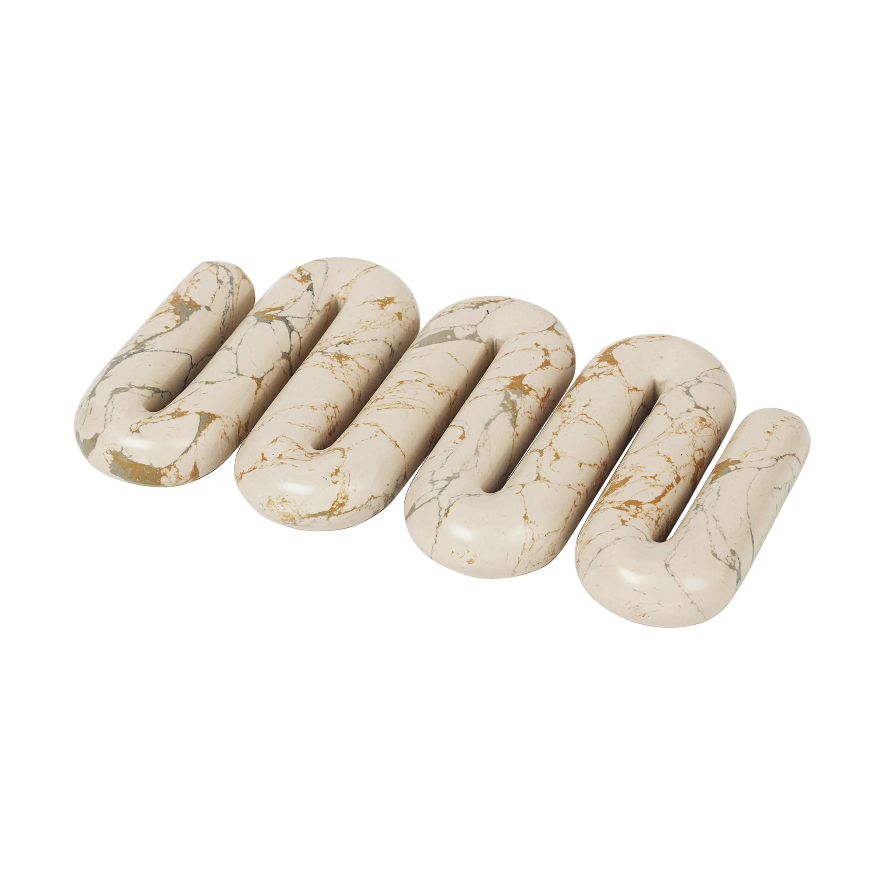 Broste Copenhagen Bordskånere Orla Bordskåner i White, 1