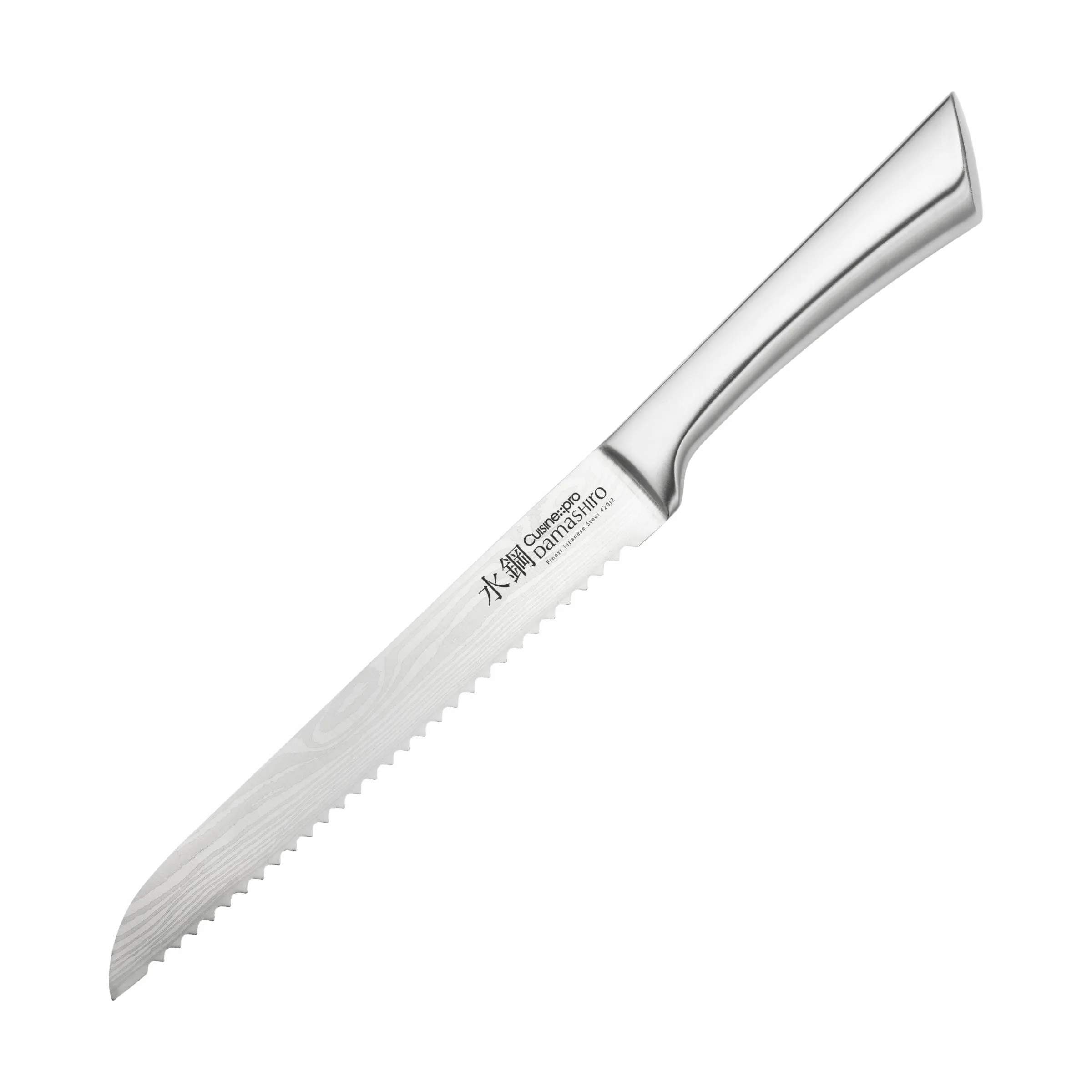 Damashiro® Brødkniv, sølvfarvet, large