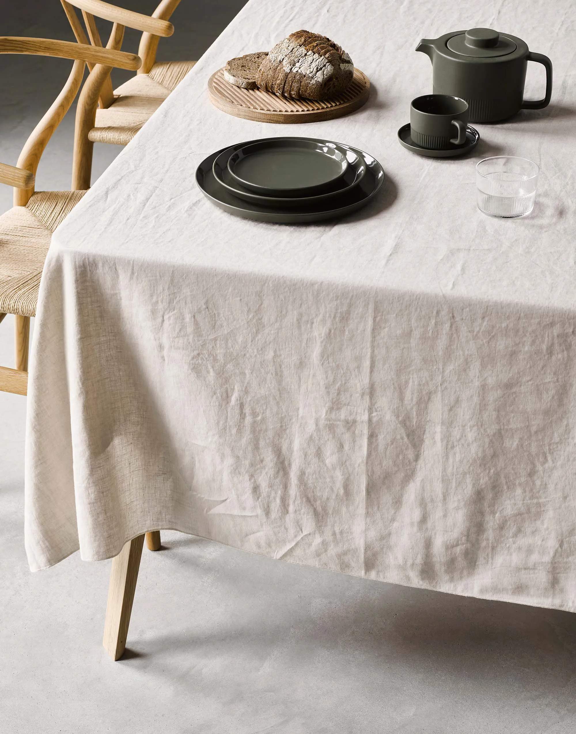 Marc O'Polo Krus og kopper med hank Moments Kop m. Underkop i Olive green, 8