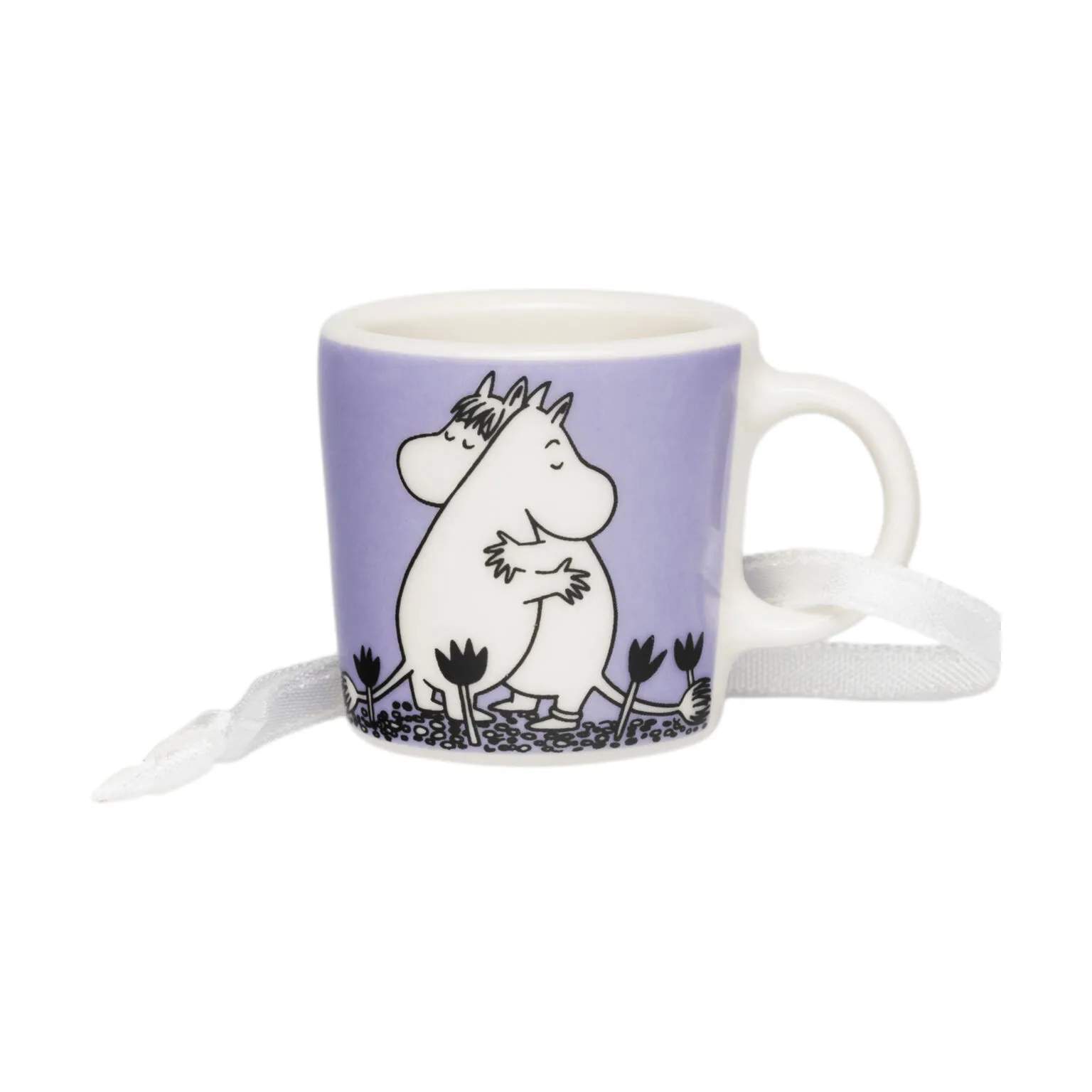 Moomin Arabia Krus og kopper med hank Klassisk Minikrus - Kærlighed i Lilla, 1