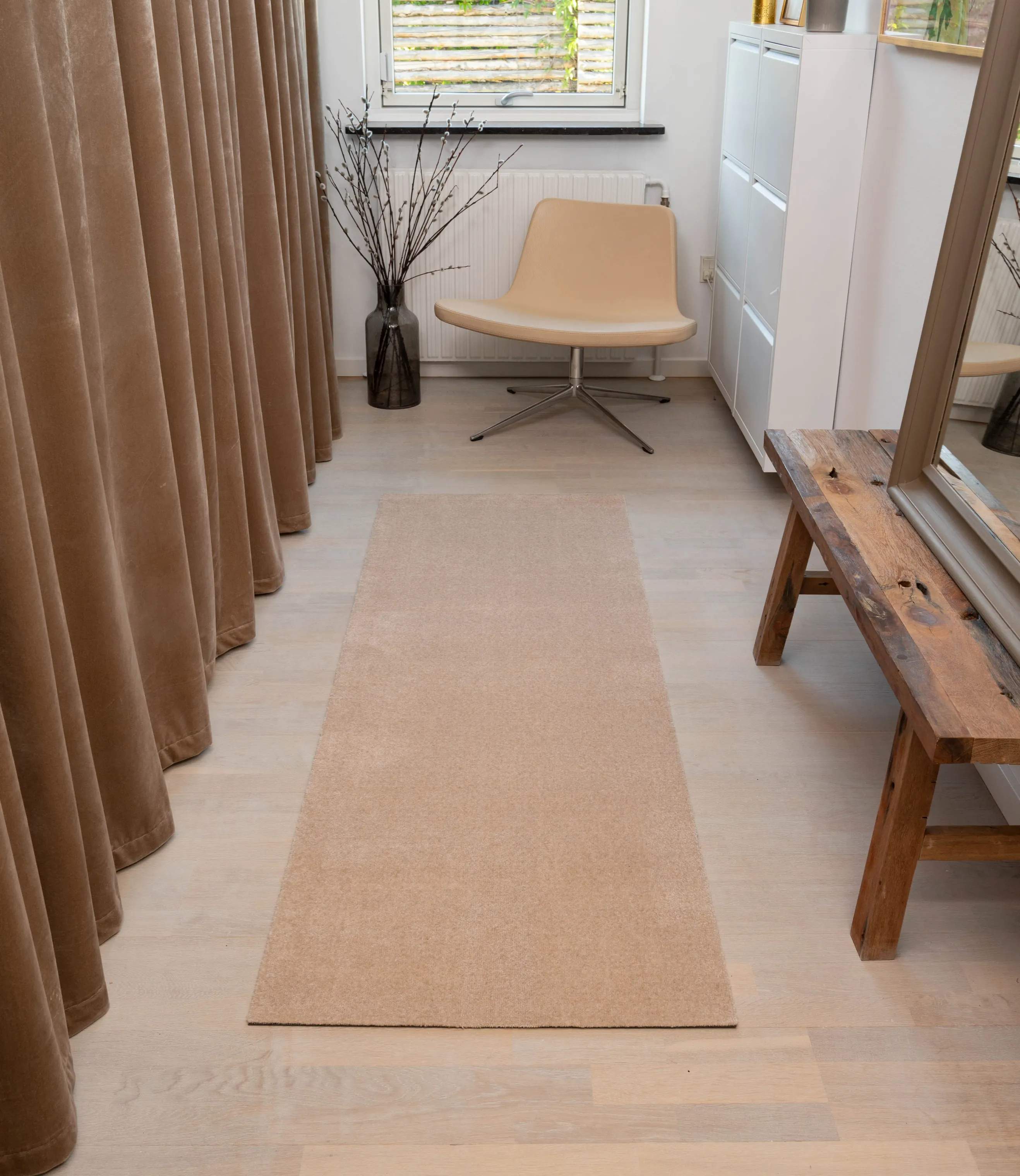 Tica Copenhagen Gulvtæpper Uni Color Løber i B67 x L200 cm, 4