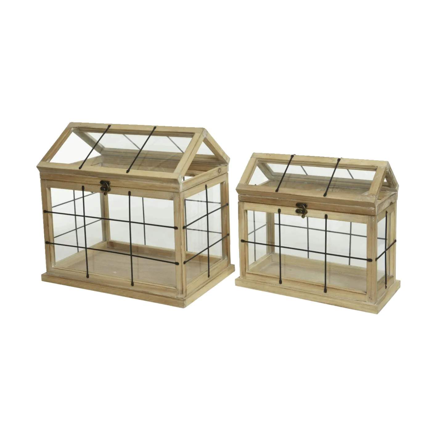 CASA Living Drivhuse Mini Drivhus - 2 stk. i Natur, 1