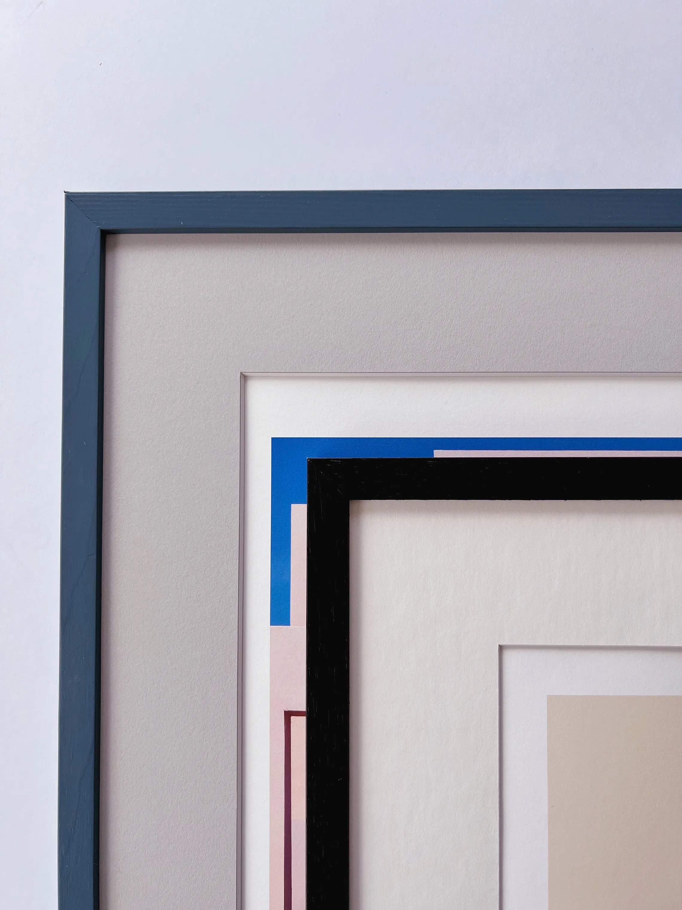 Poster&Frame Billedrammer Passepartout i Cashmere grey, 40 cm, 2