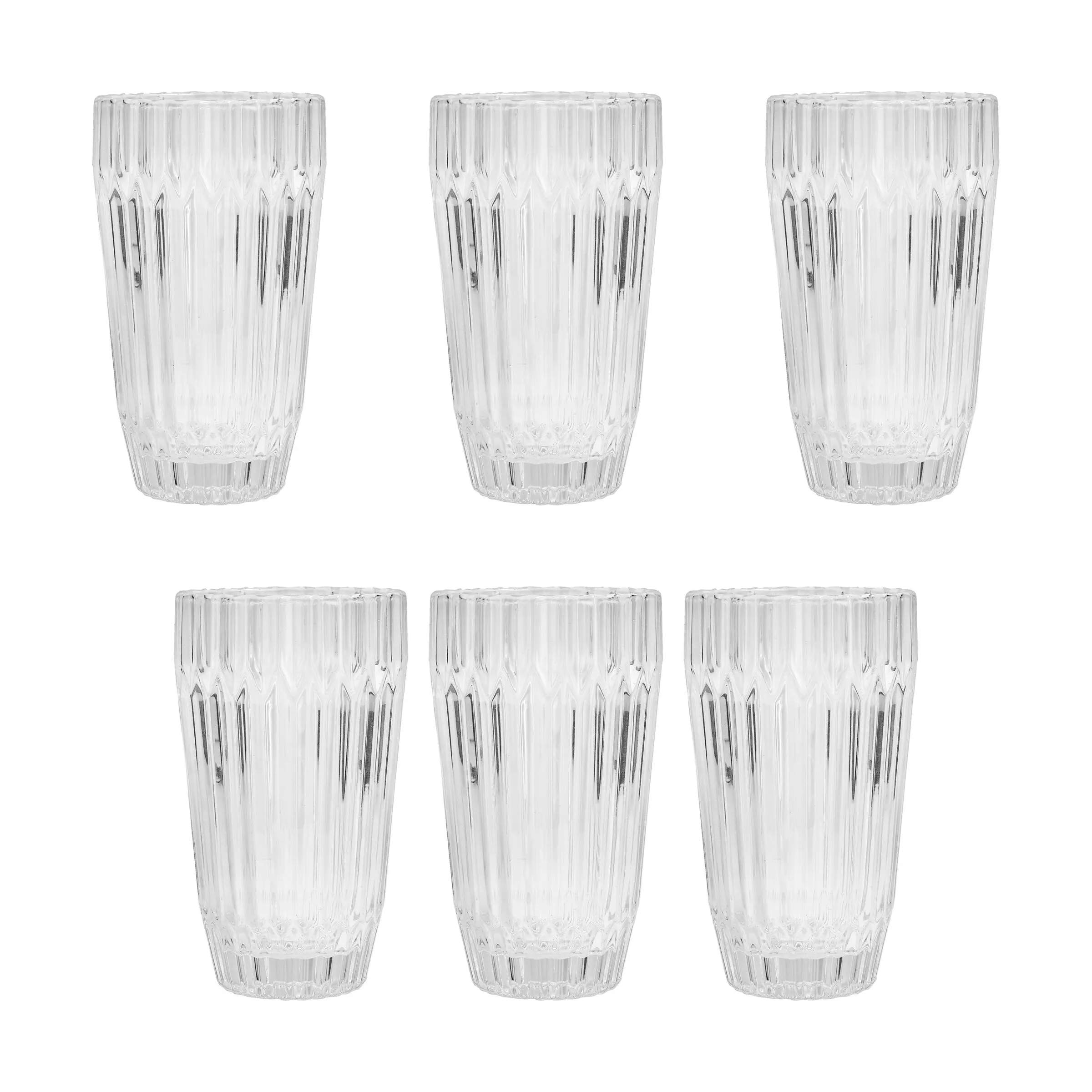 Archie Longdrink Glas - 6 stk., klar, large