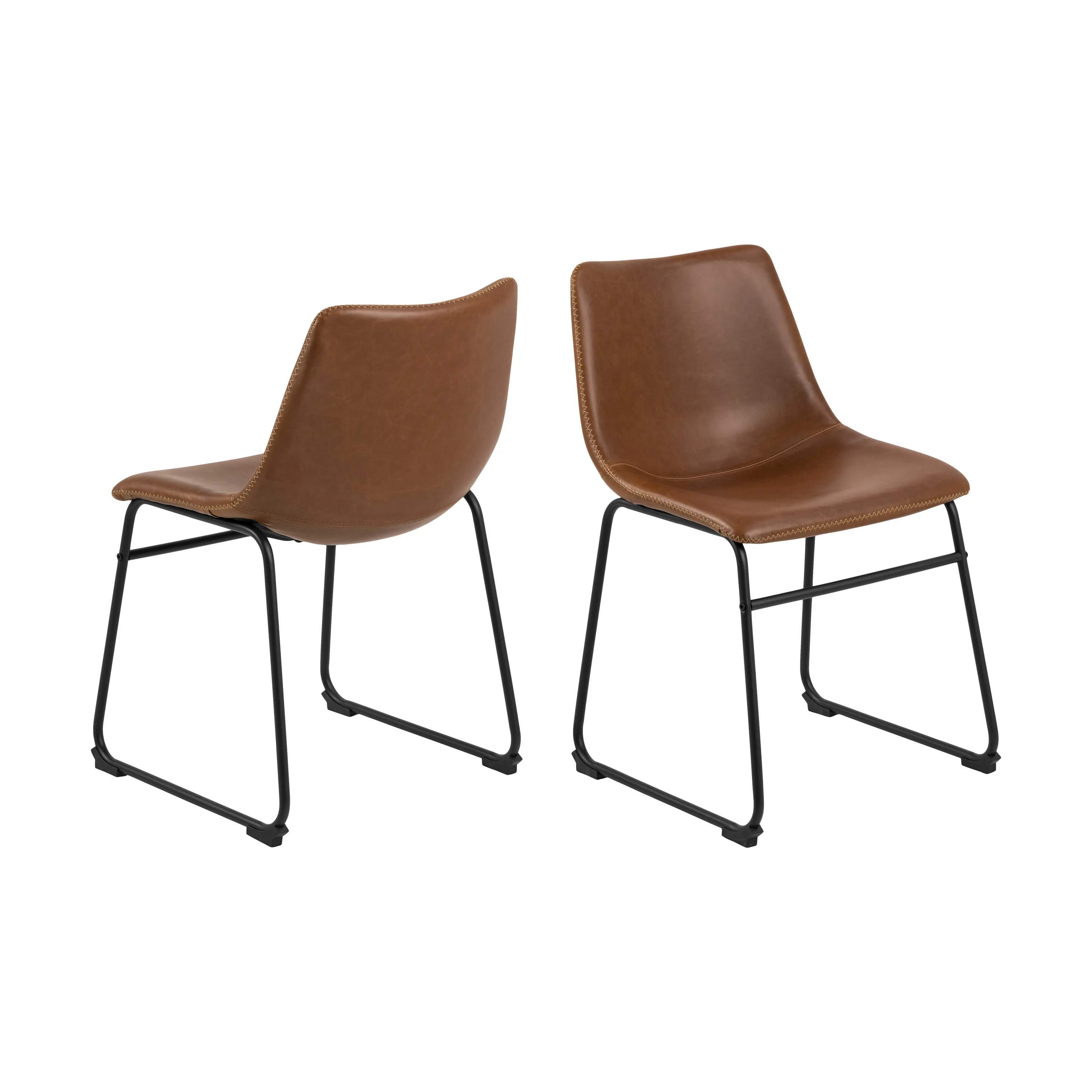 CASA Living Spisebordsstole Oregon Spisebordsstol - 2 stk. i cognac, 6