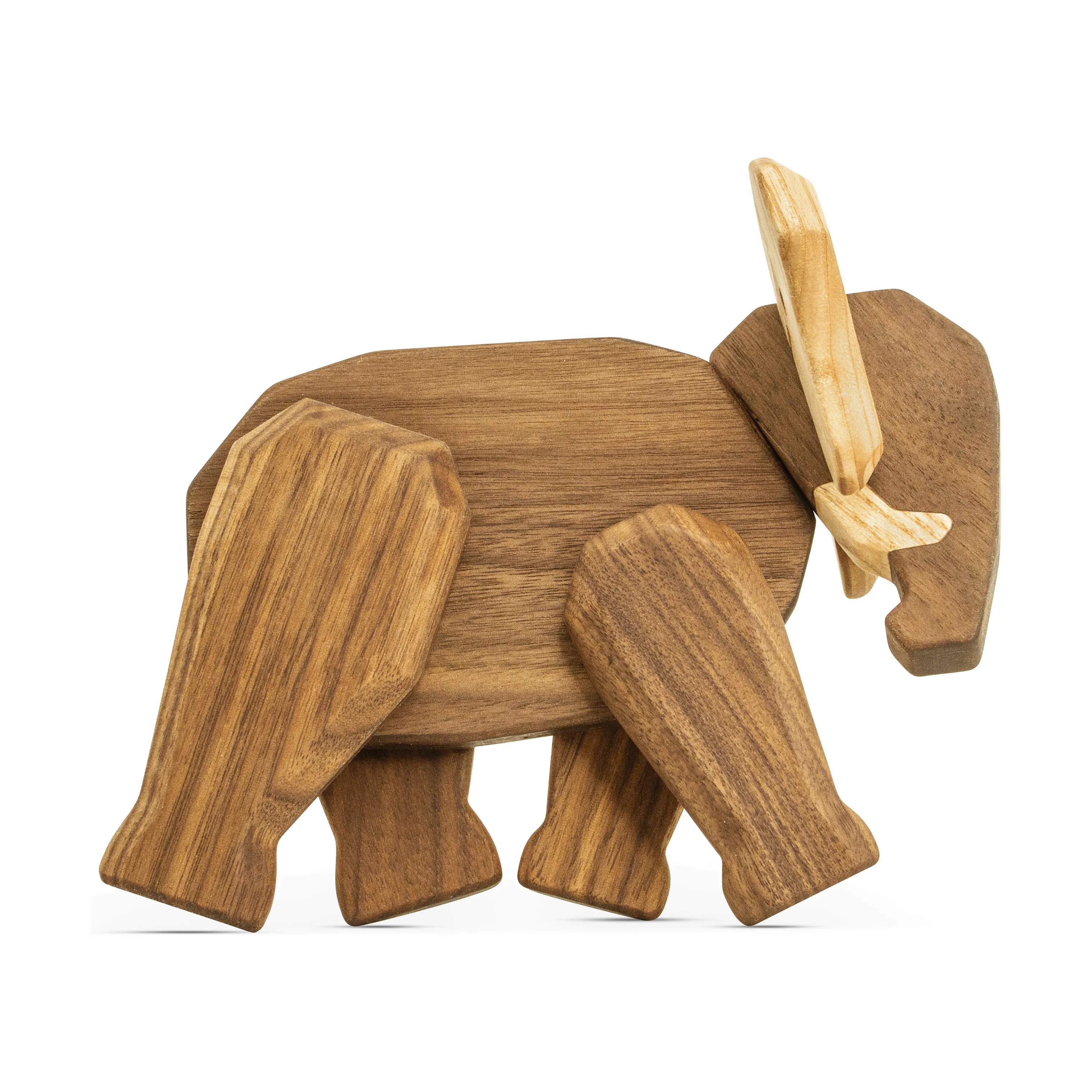 FableWood Dyrefigurer Far-elefant i 17 cm, 6