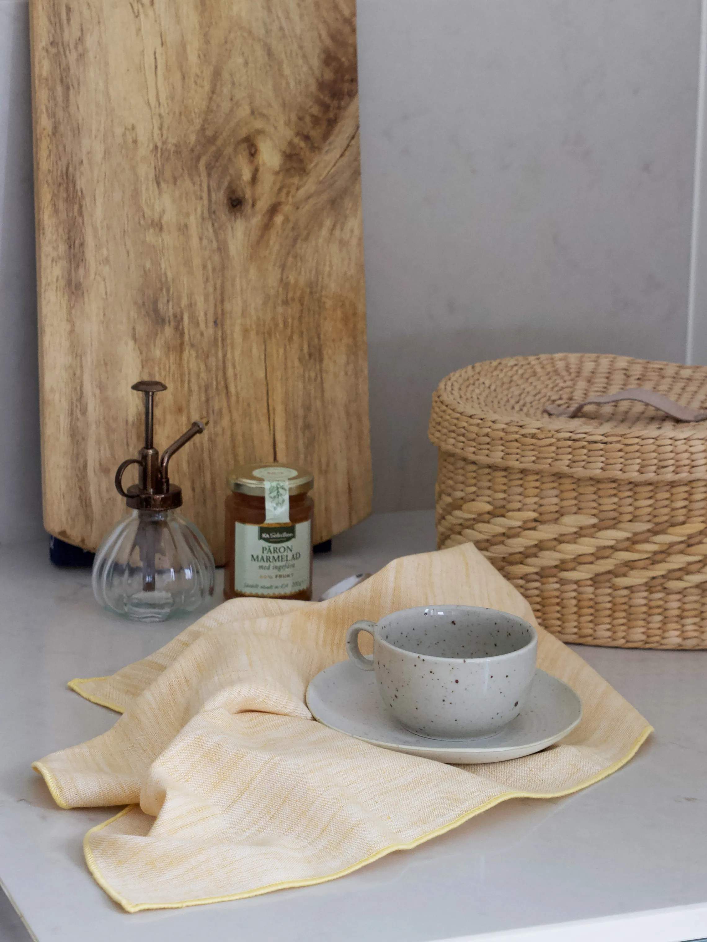 Svanefors Viskestykker Sabina Viskestykke i Beige/gul, 3