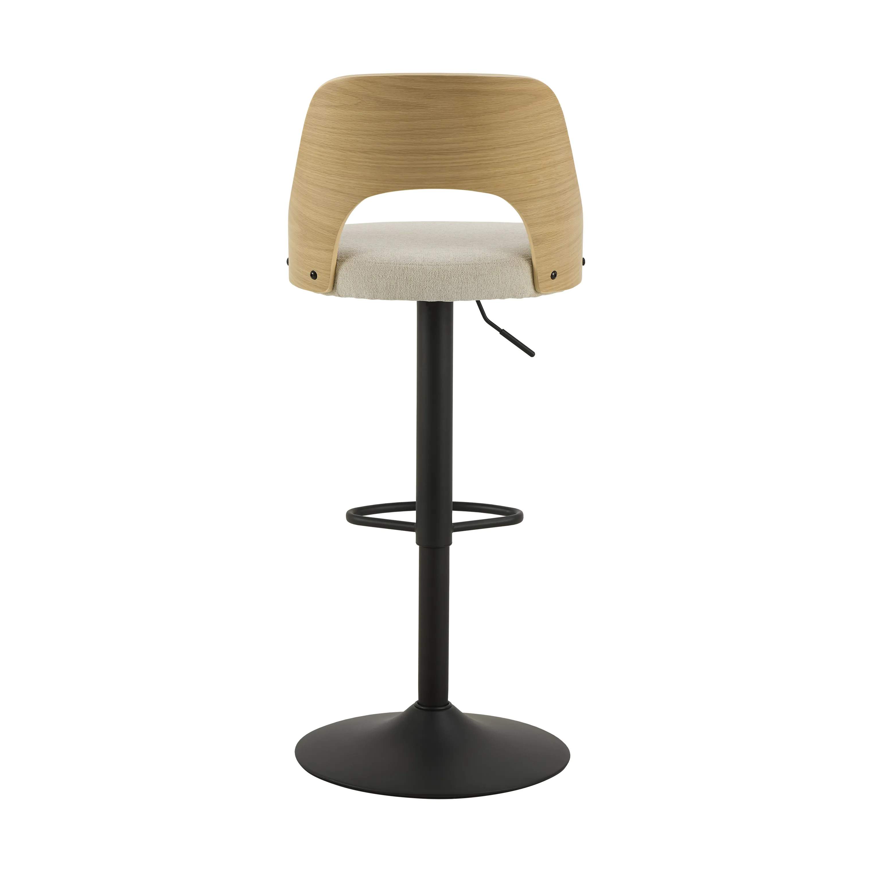 CASA Living Barstole Lucy Barstol - 2 stk i Beige/sort, 6