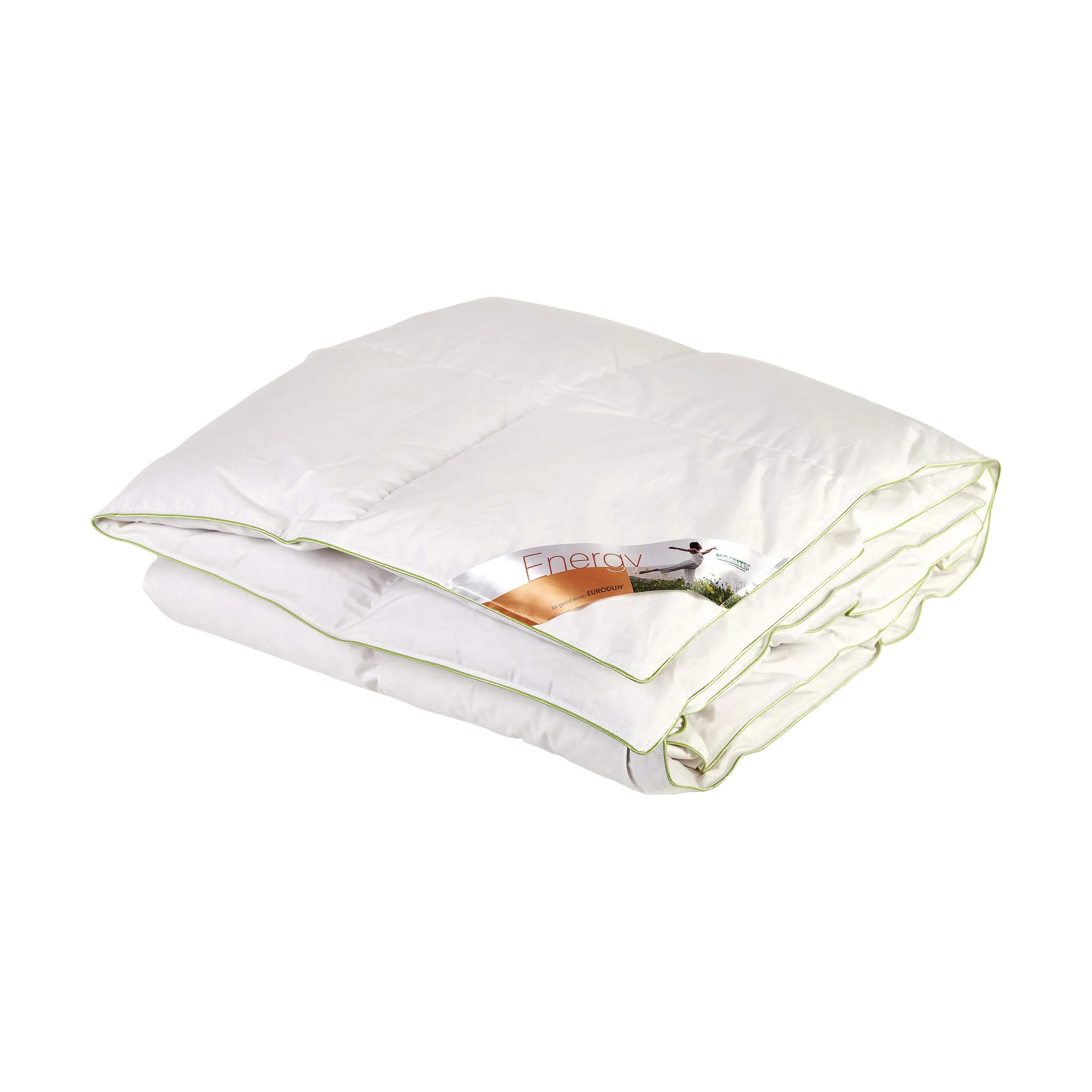 Eurodun Dobbeltdyner Dream Energy Dobbelt Helårsdyne i white/green, 220 cm, 4
